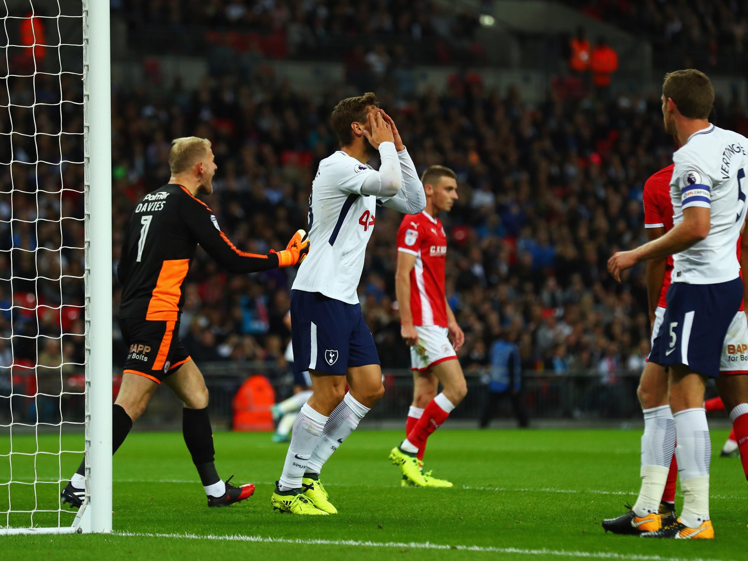 Fernando Llorente failed to score while deputising for Harry Kane