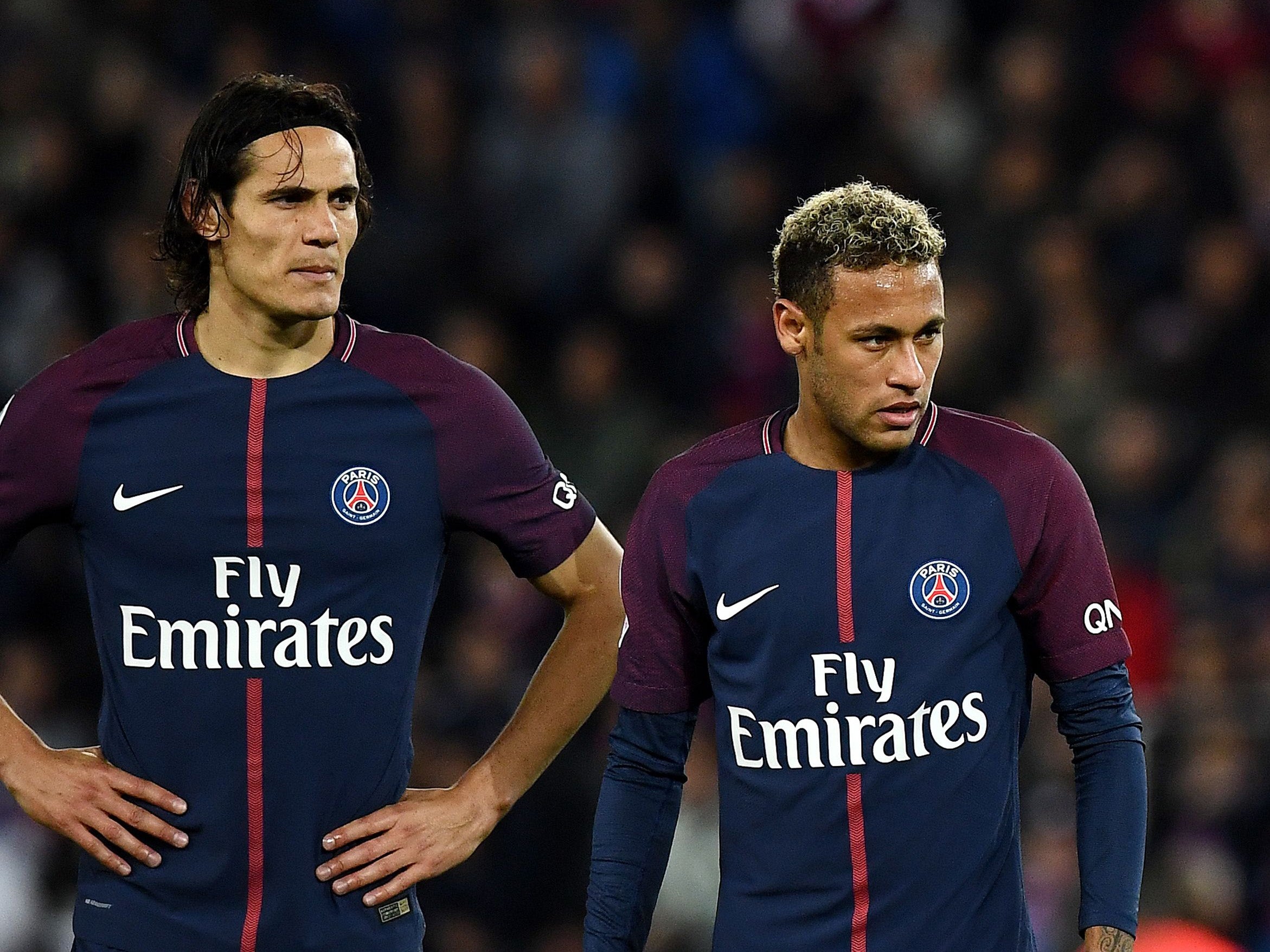 Cavani and Neymar have not seen eye-to-eye so far this season