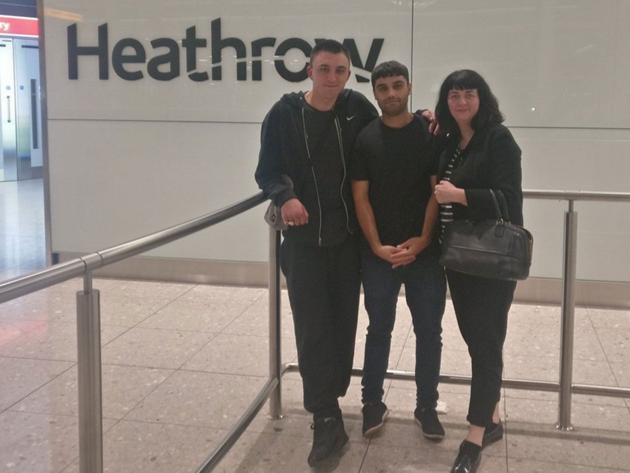 Samim Bigzad was returned to Heathrow from Kabul on 17 September