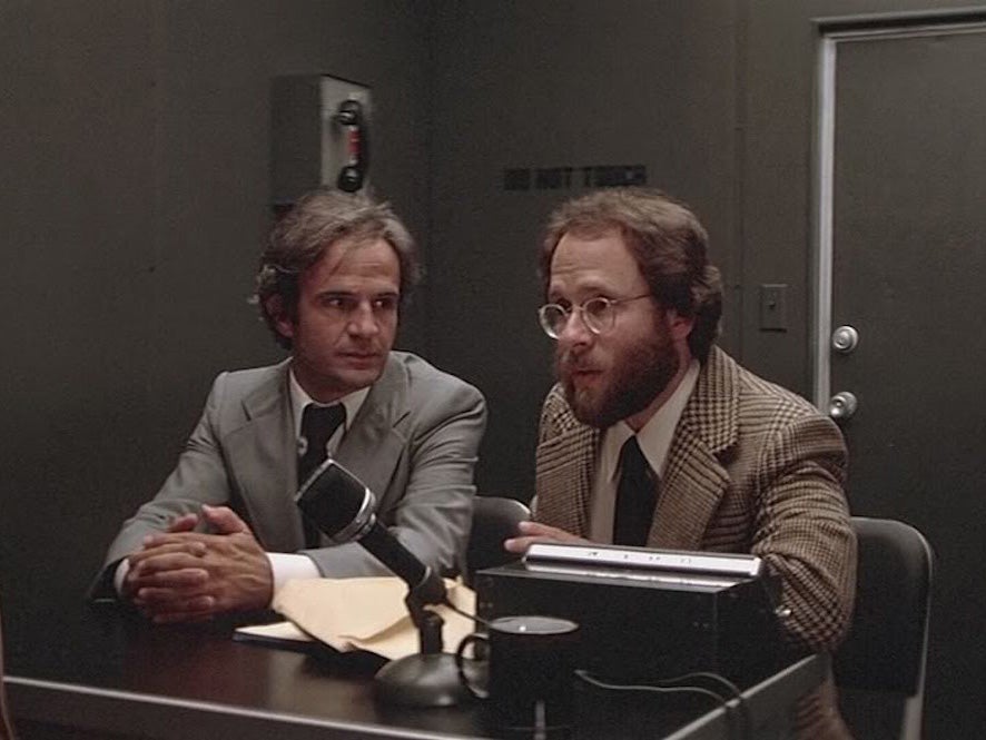 French director Francois Truffaut (left) stars as a scientist who takes charge of our first interstellar conversation