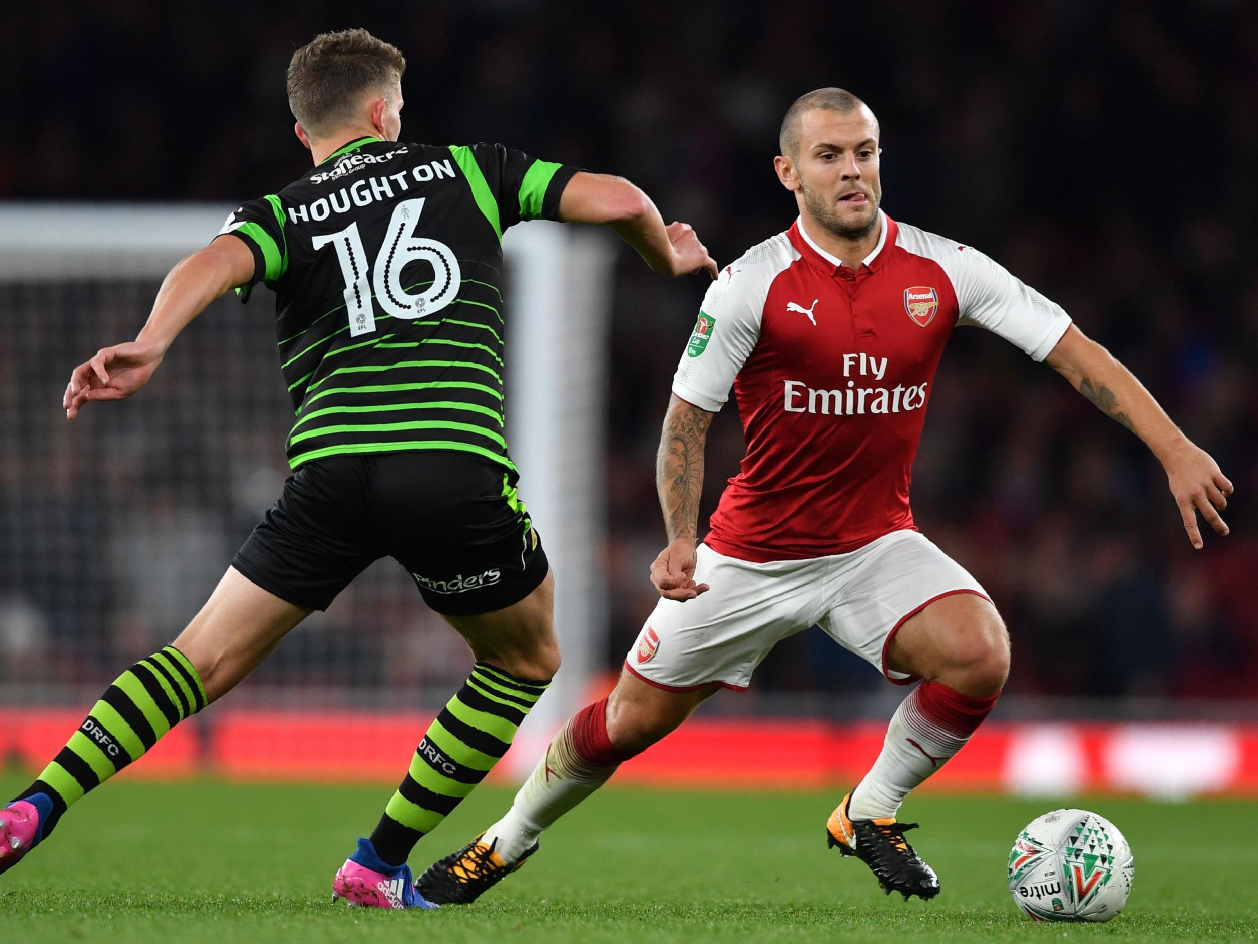 Jack Wilshere enjoyed a strong game in his first start of the season