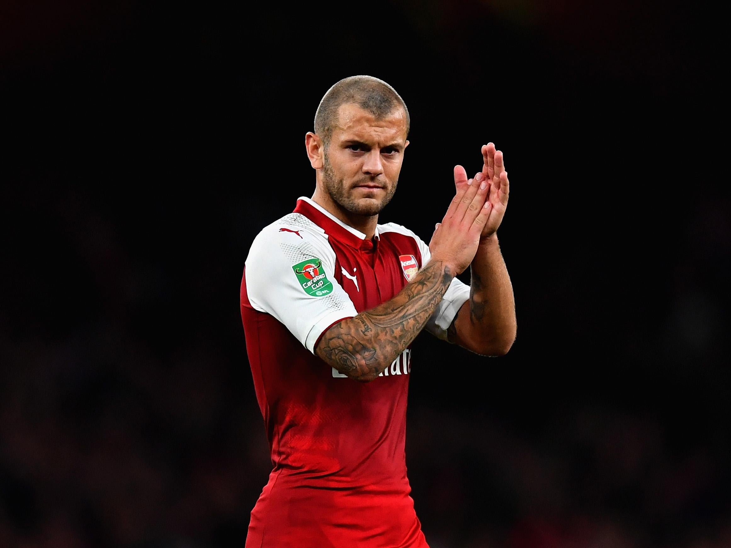 Jack Wilshere looked lively and sharp playing in midfield