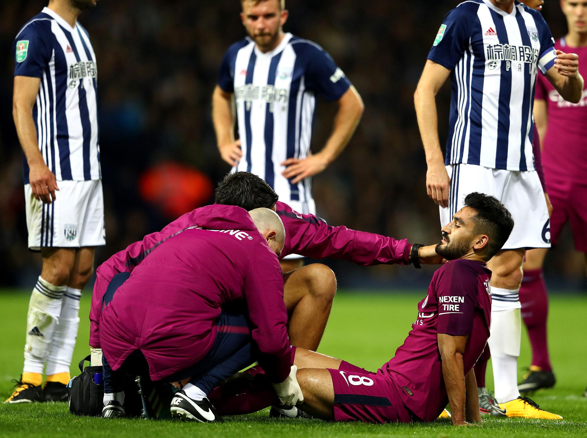 Ilkay Gundogan has only just returned from a 10-month lay-off