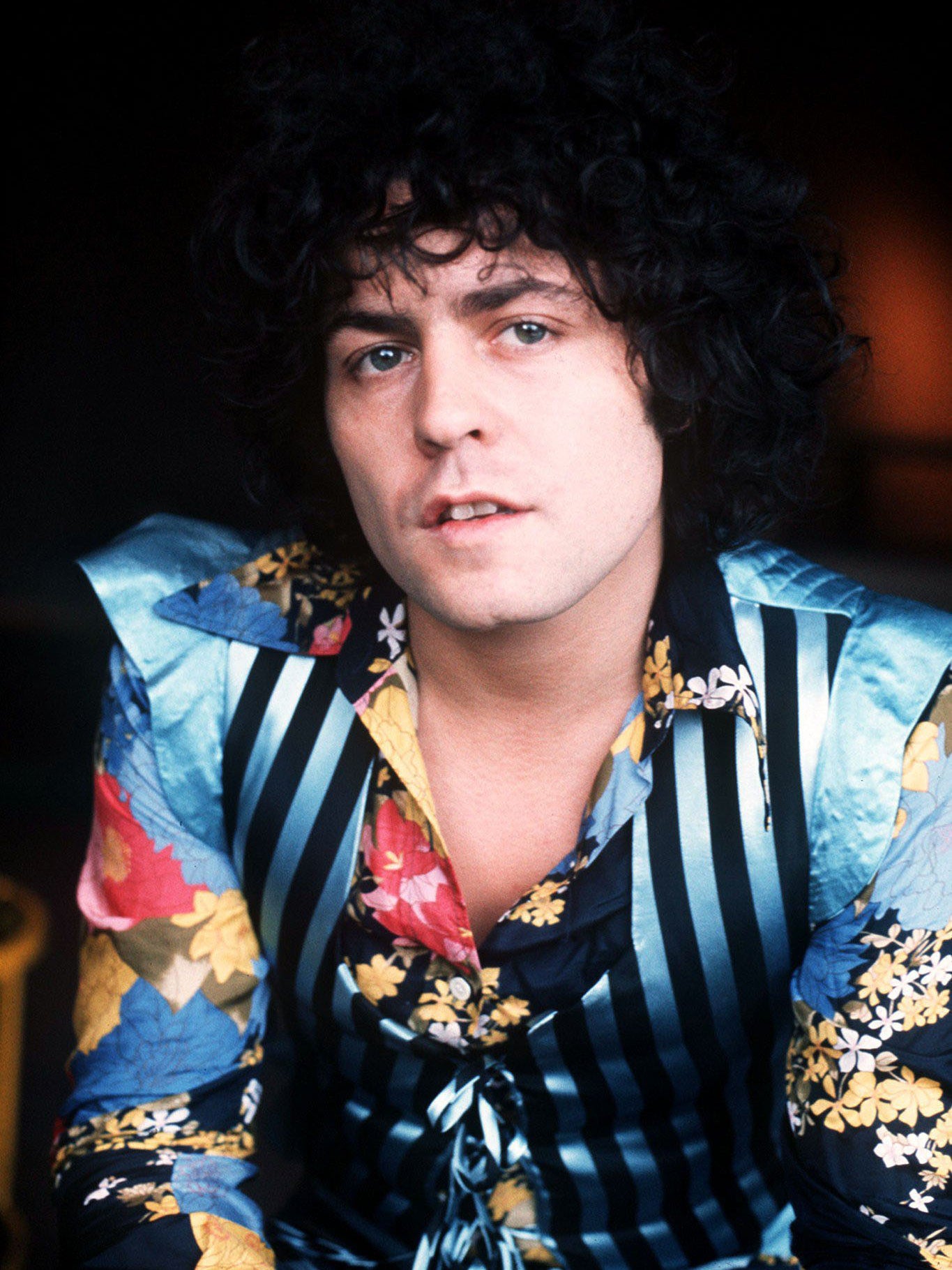 Bringing theatre to his look was a Bolan staple