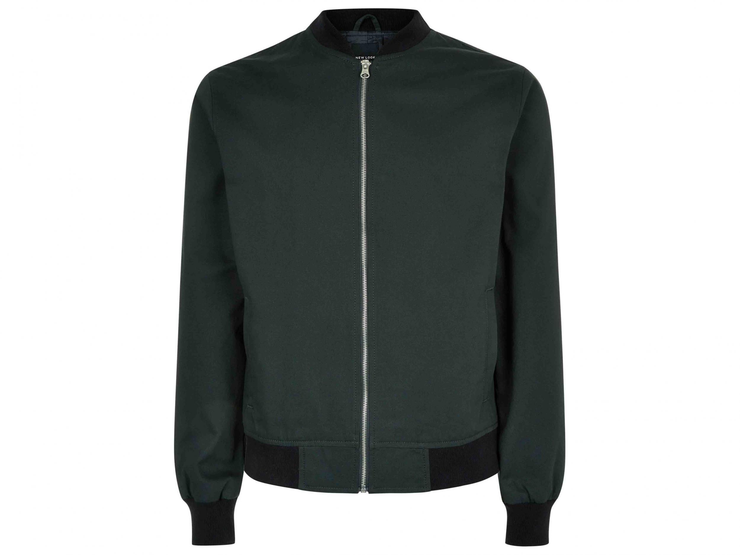 Dark green cotton bomber, £24.99, New Look