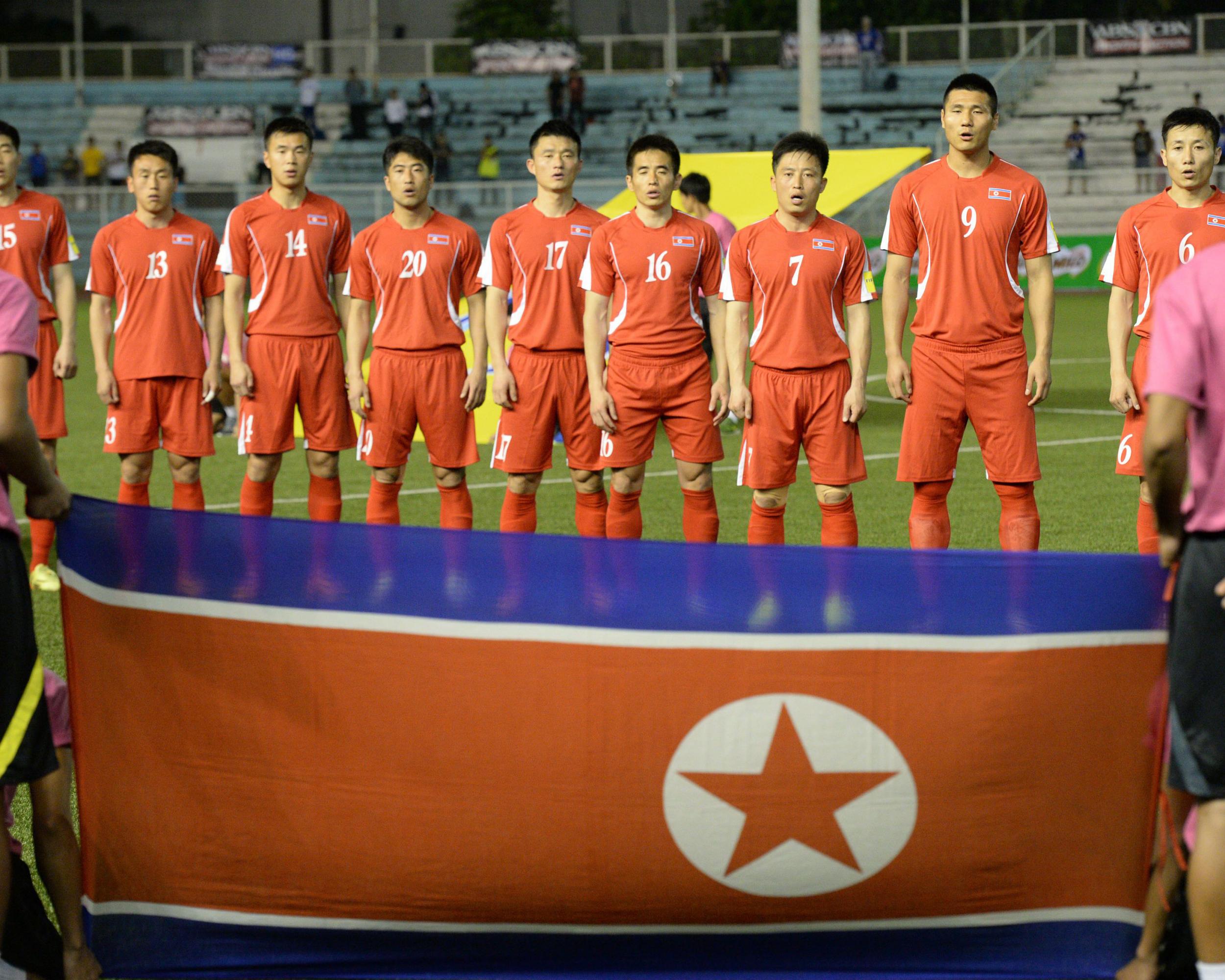 North Korea are currently ranked 124th in the Fifa rankings