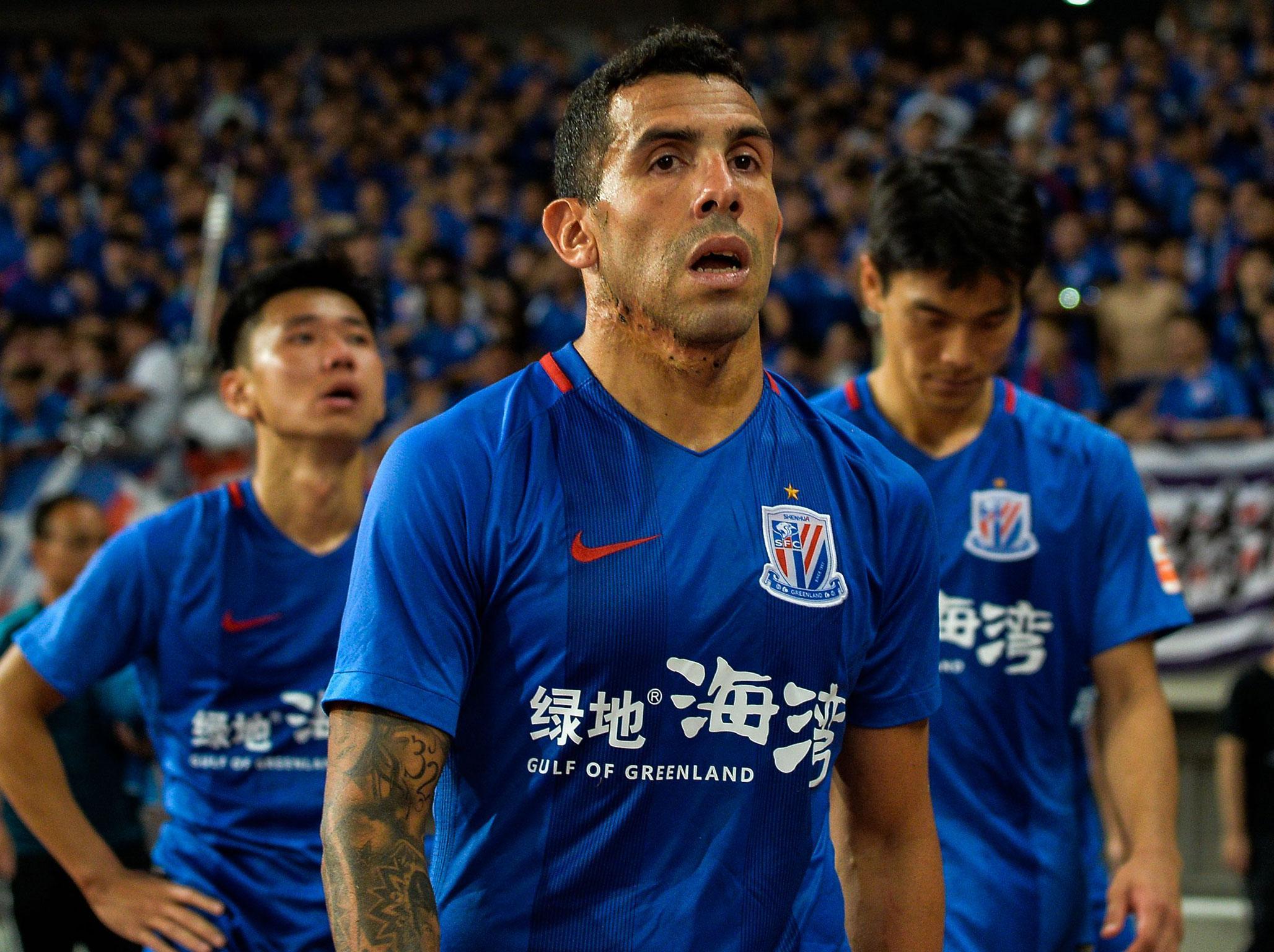 Carlos Tevez earns £650,000 per week in China