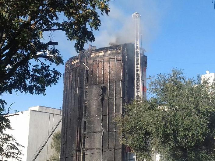 The cladding on the building was made of “very flammable material containing toxic elements”, a government official said