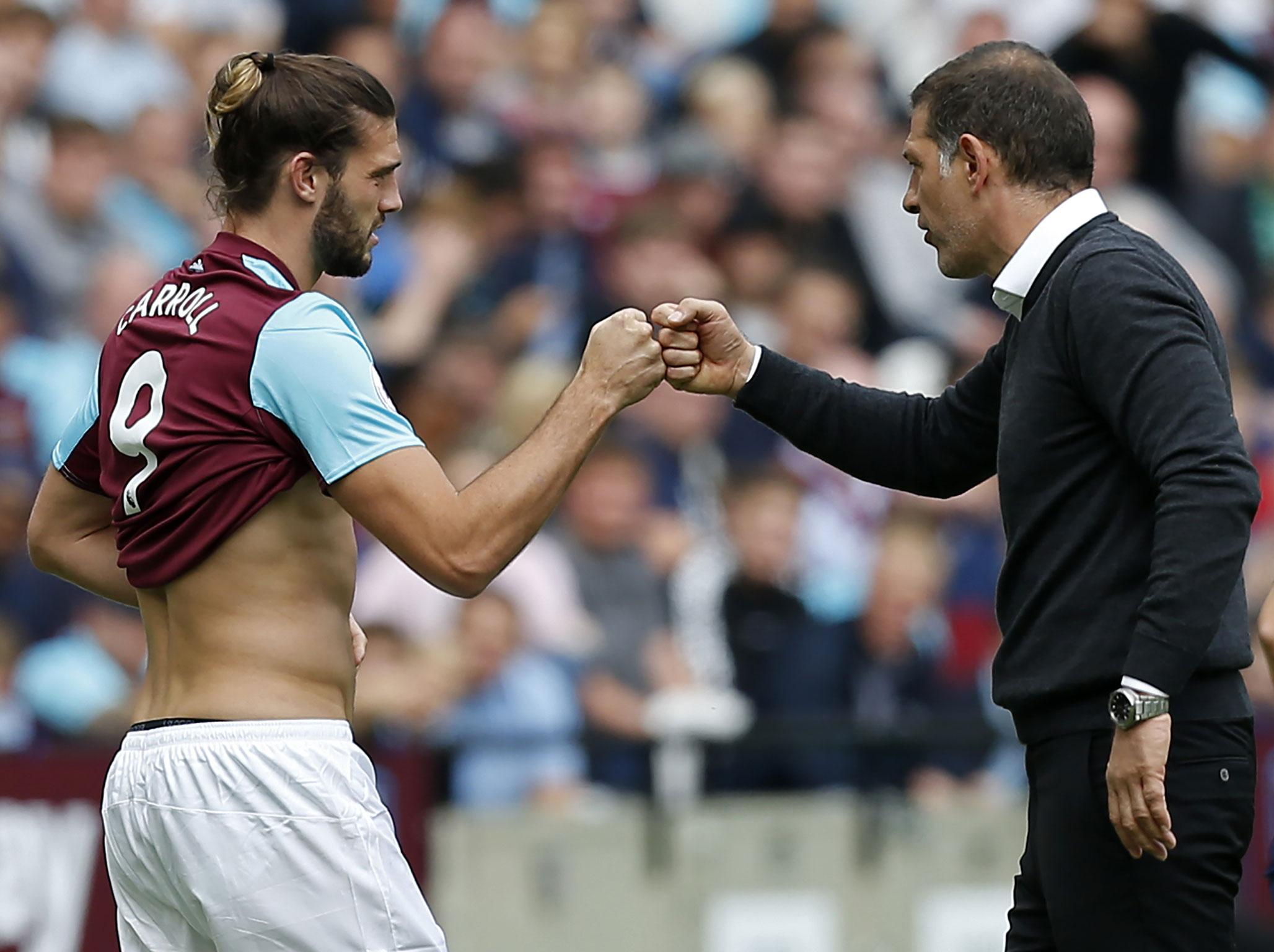 &#13;
West Ham's game plan went to pot when Andy Carroll came on &#13;