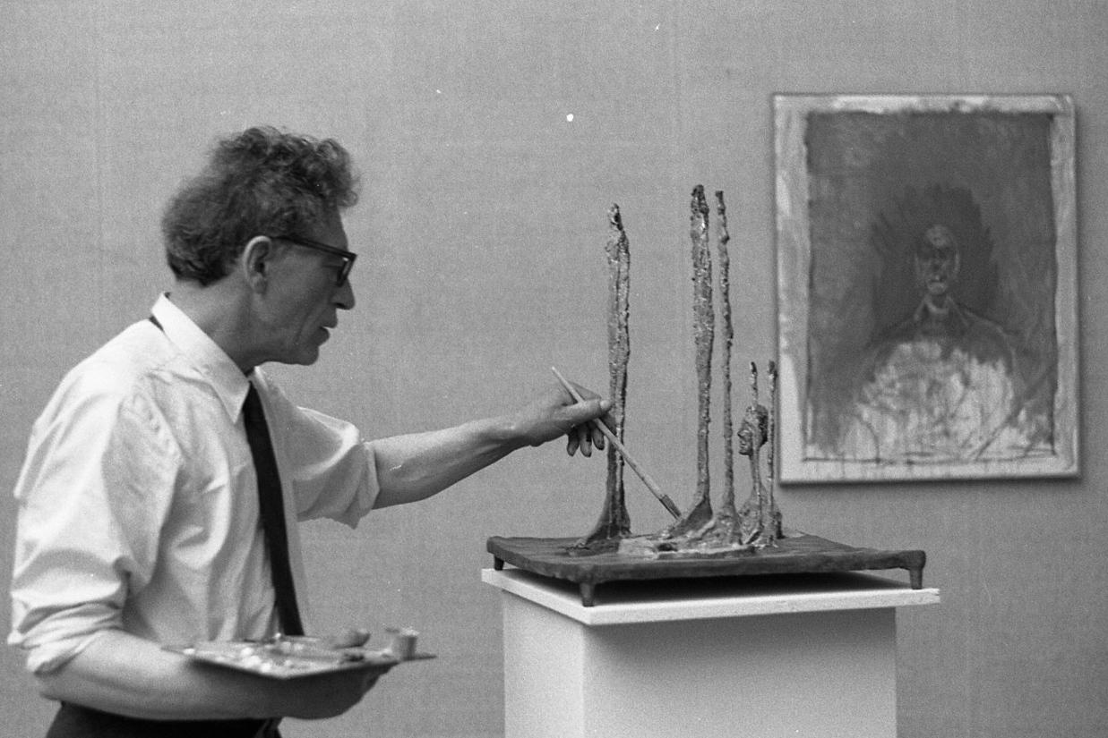 Alberto Giacometti at the Venice Biennale in 1962