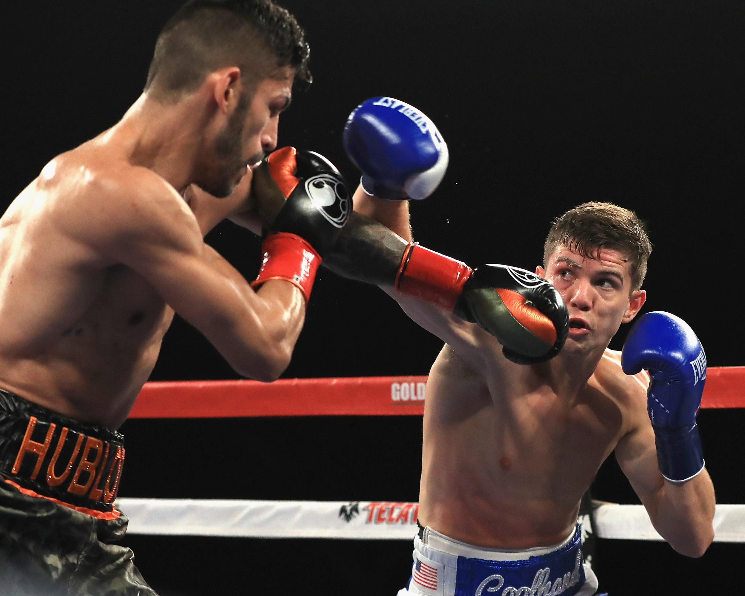 Luke Campbell was knocked down in round two but fought back