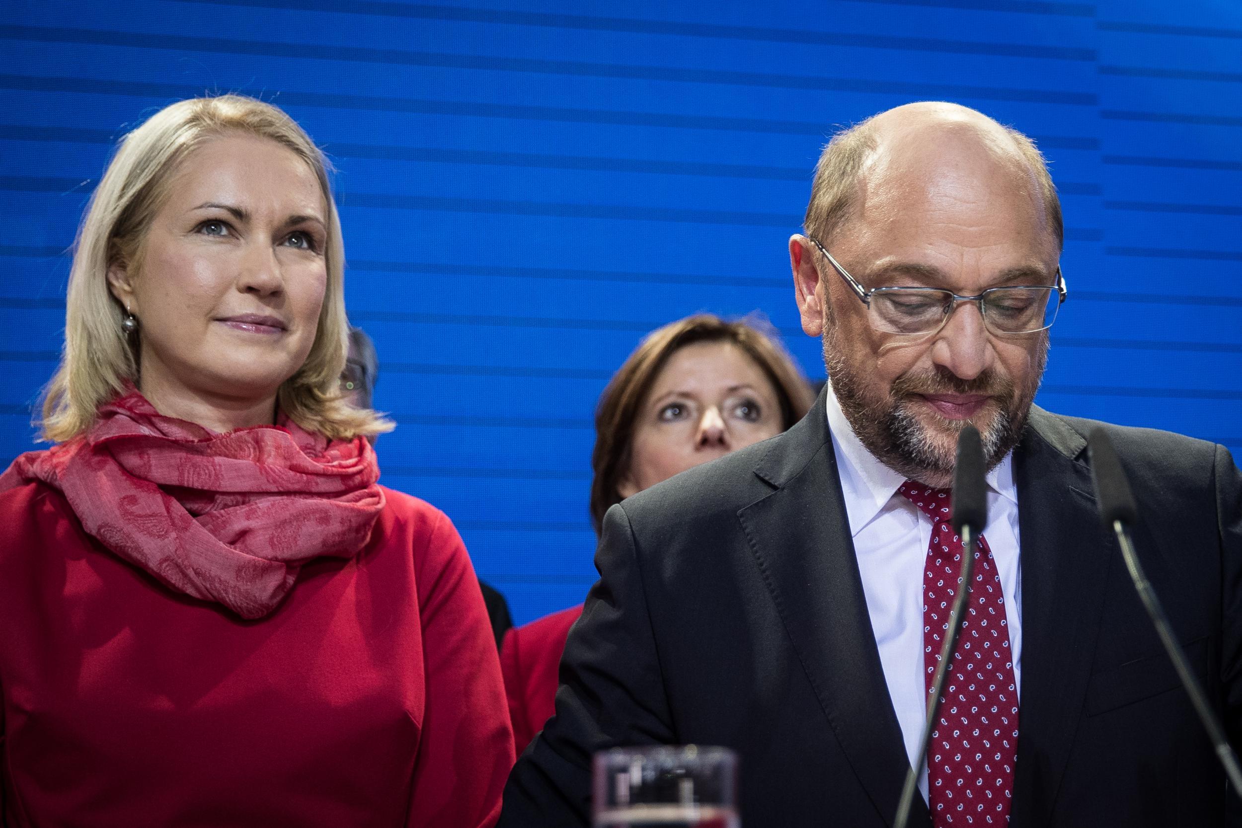 Martin Schulz, the SPD leader, suffered a terrible defeat