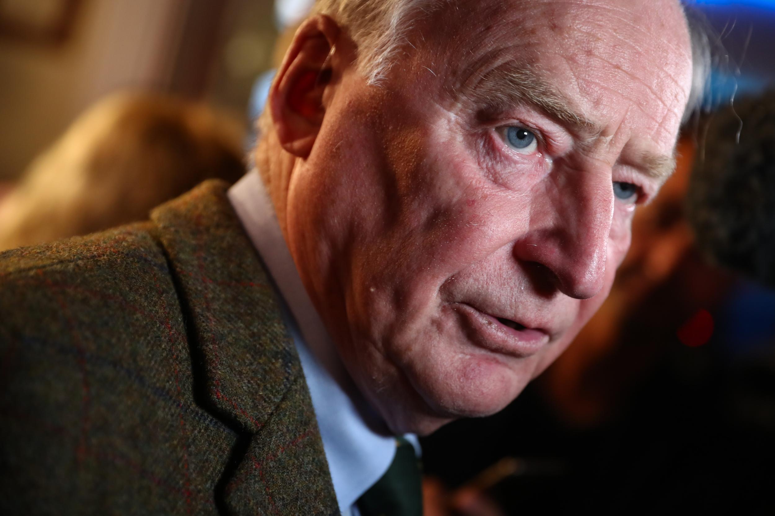 Mr Gauland, co-lead candidate of the Alternative for Germany (AfD) at an election count