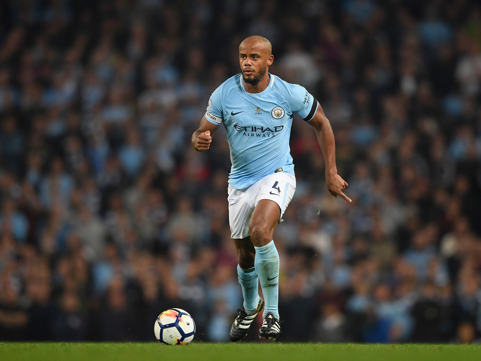 Kompany is still struggling with injury