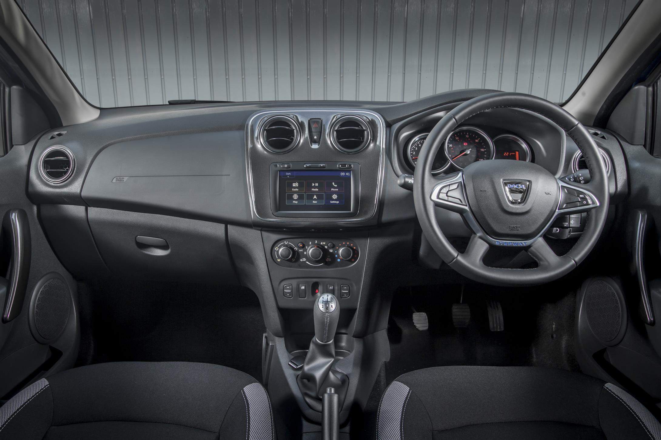 The interior reminds one of a Clio or Megane from a few years ago