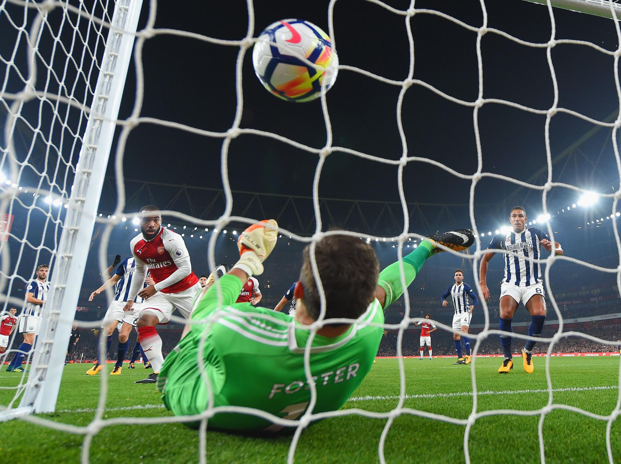 Lacazette nodded Arsenal into the lead