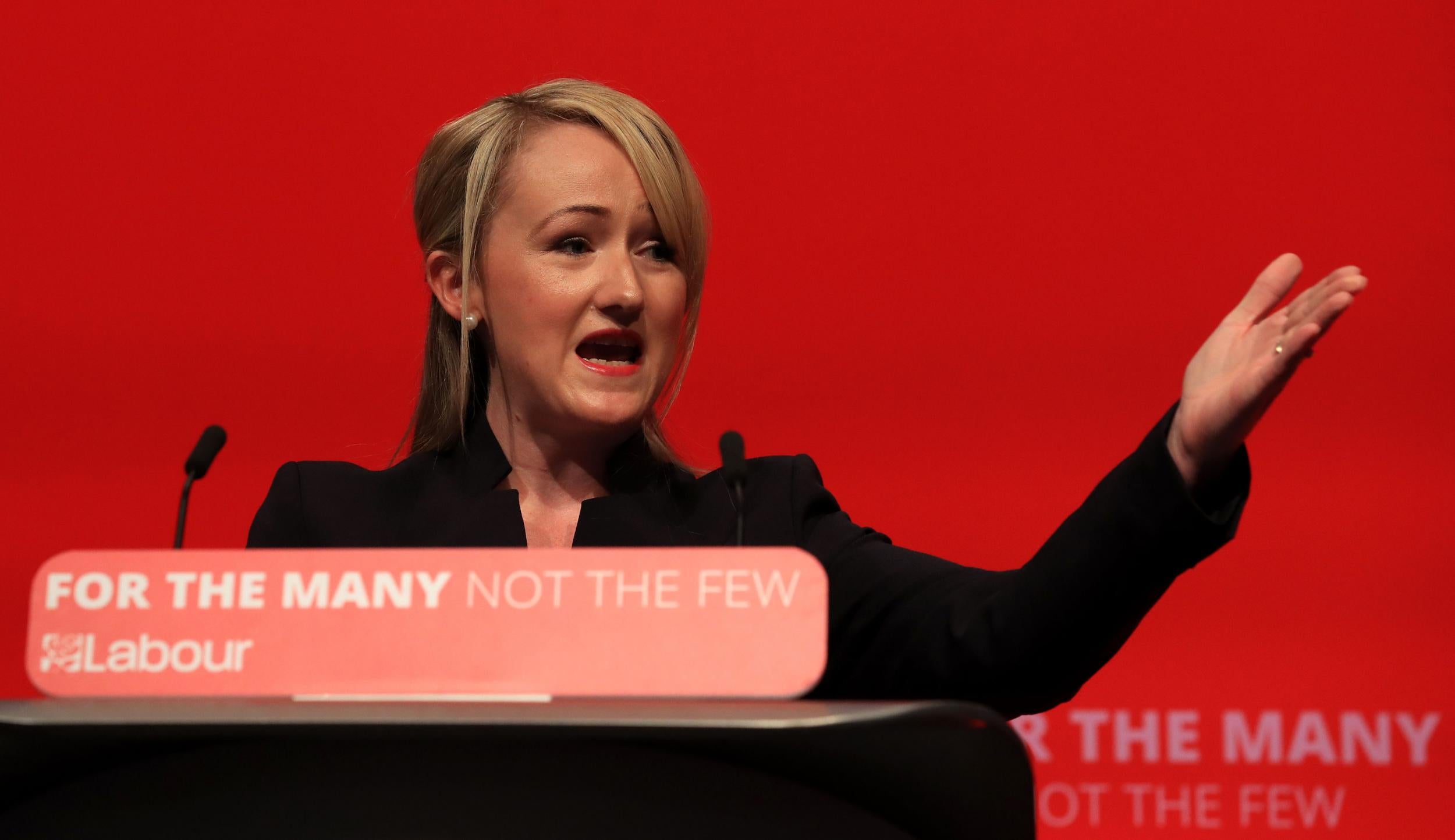 Rebecca Long-Bailey warned of the ‘precipice of the fourth industrial revolution’ and two minutes later we’d gone over it