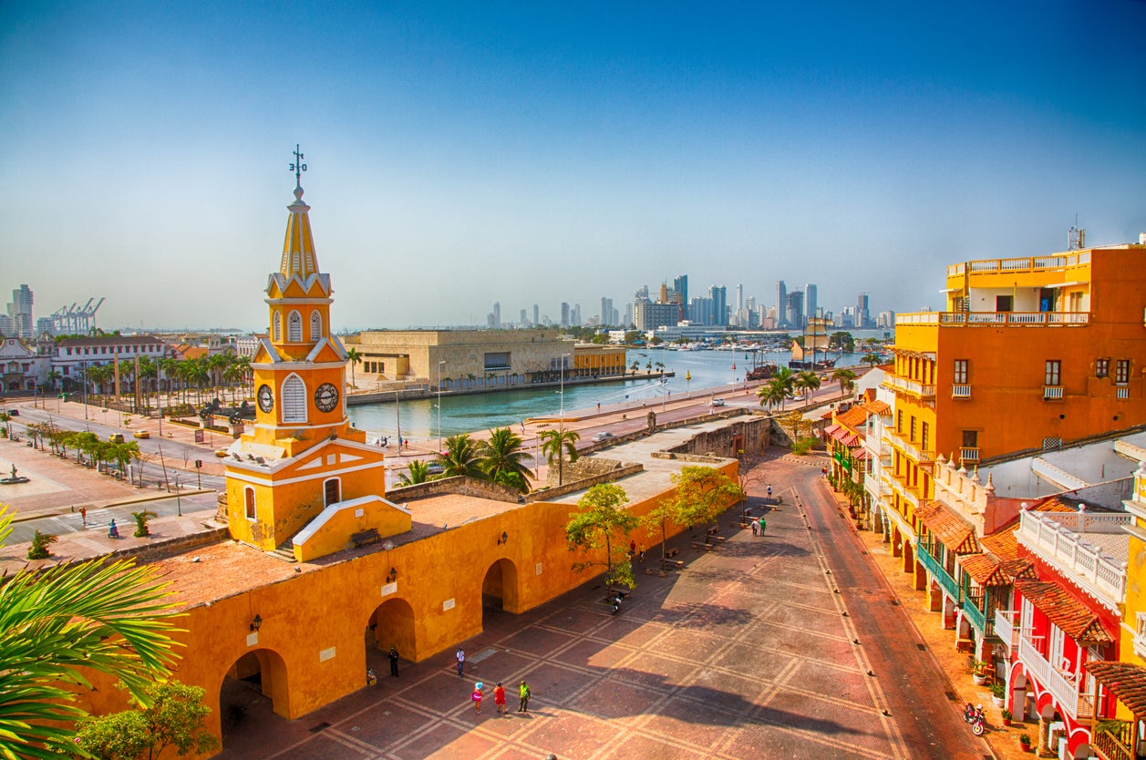 The clock tower is a Cartagena landmark (Getty)