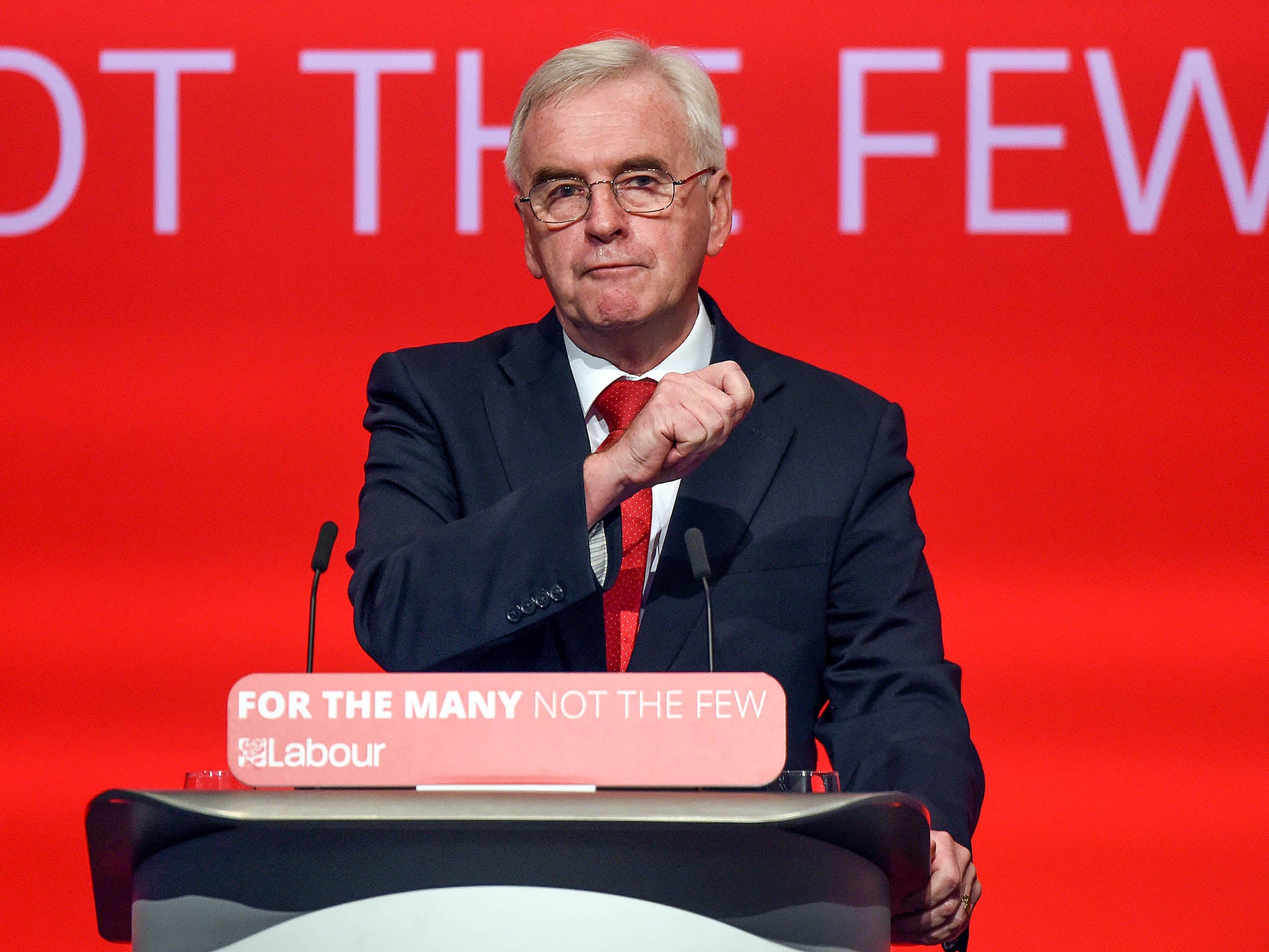 Mr McDonnell will address Labour activists on Thursday in Preston