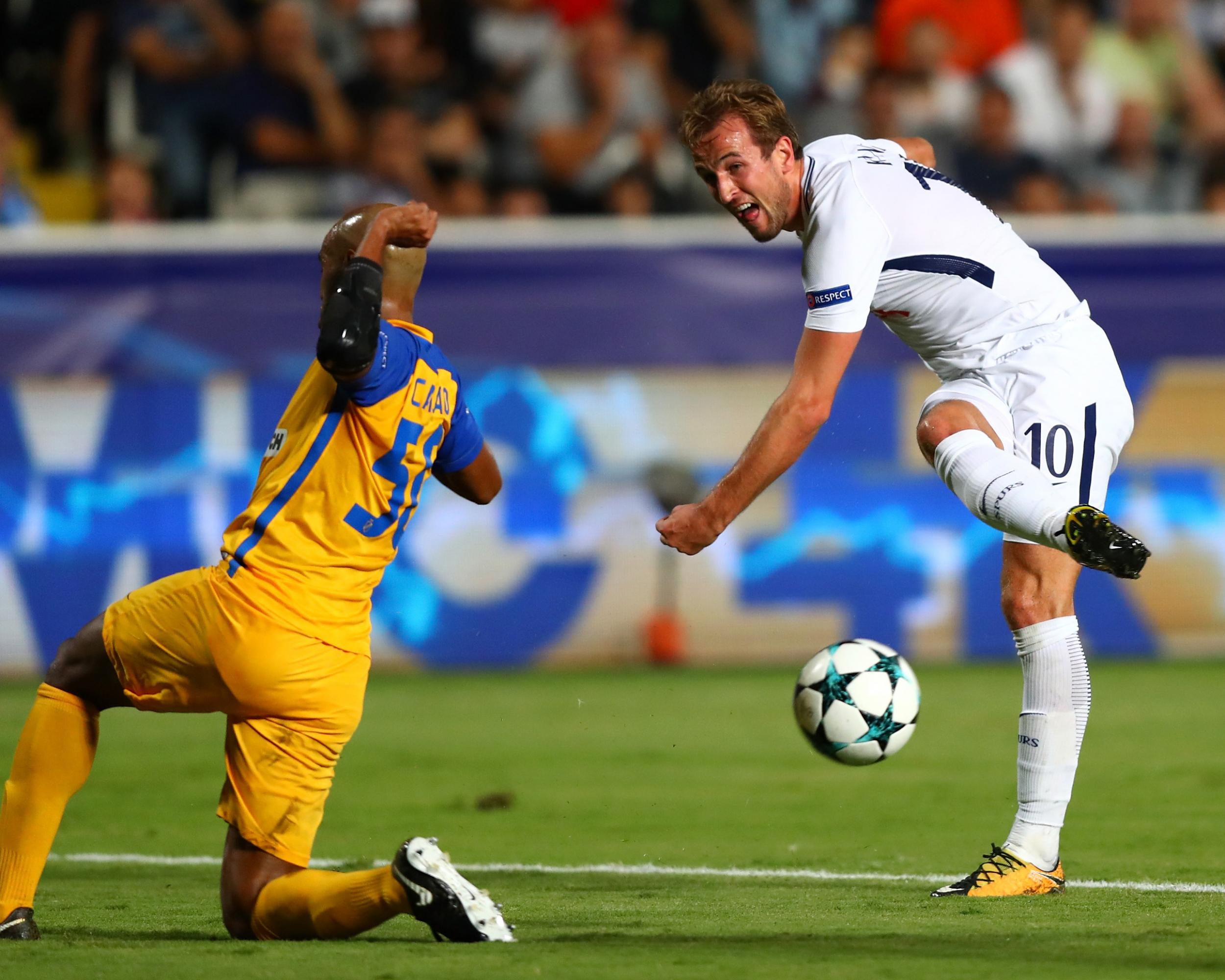 Kane opened the scoring with a low finish (Getty)