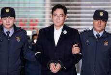 Samsung heir freed from South Korean jail amid corruption scandal that brought down President Park Geun-hye