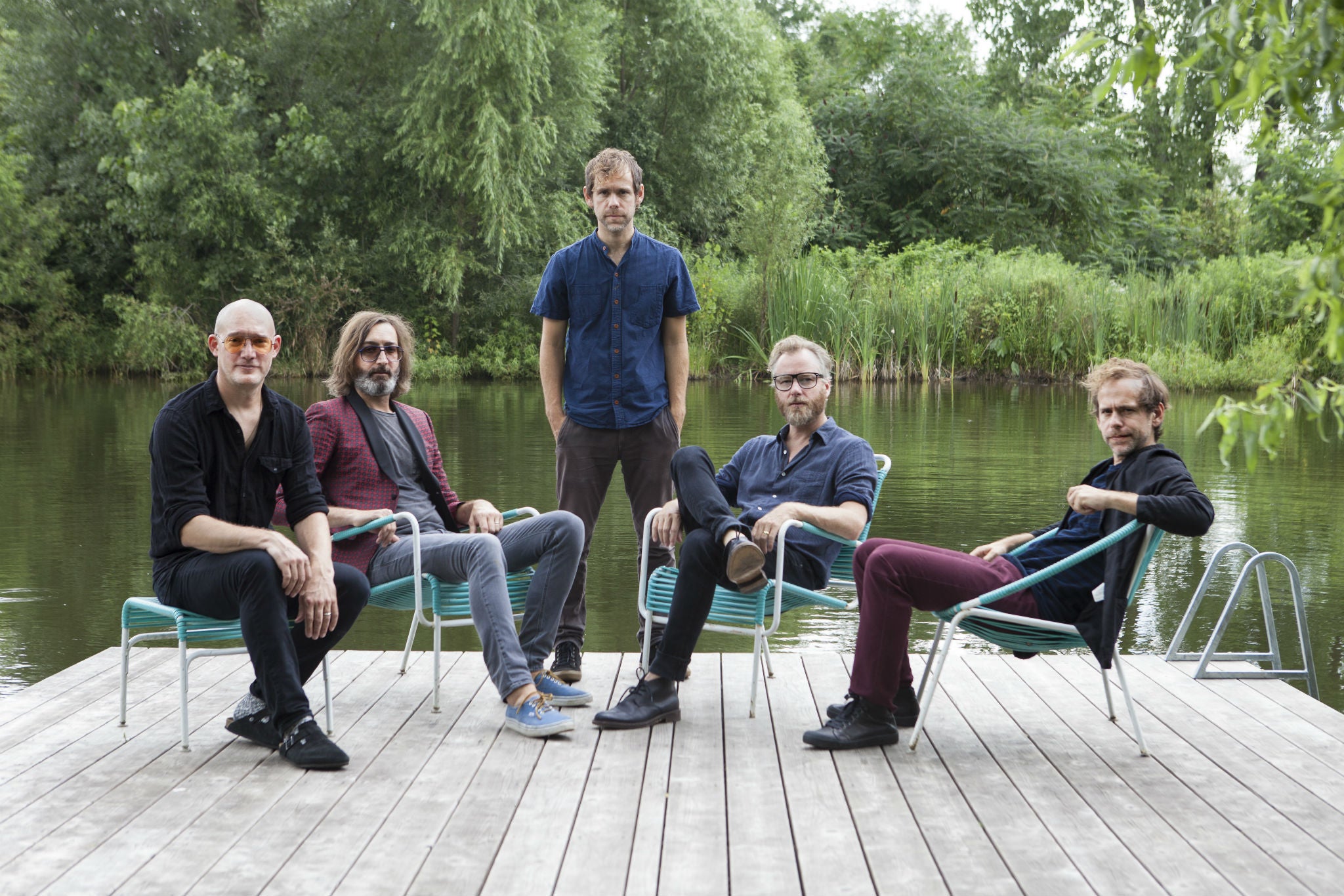 Bryce Dessner (right) with bandmates (from left) Scott Devendorf, Bryan Devendorf, Aaron Dessner and Matt Berninger