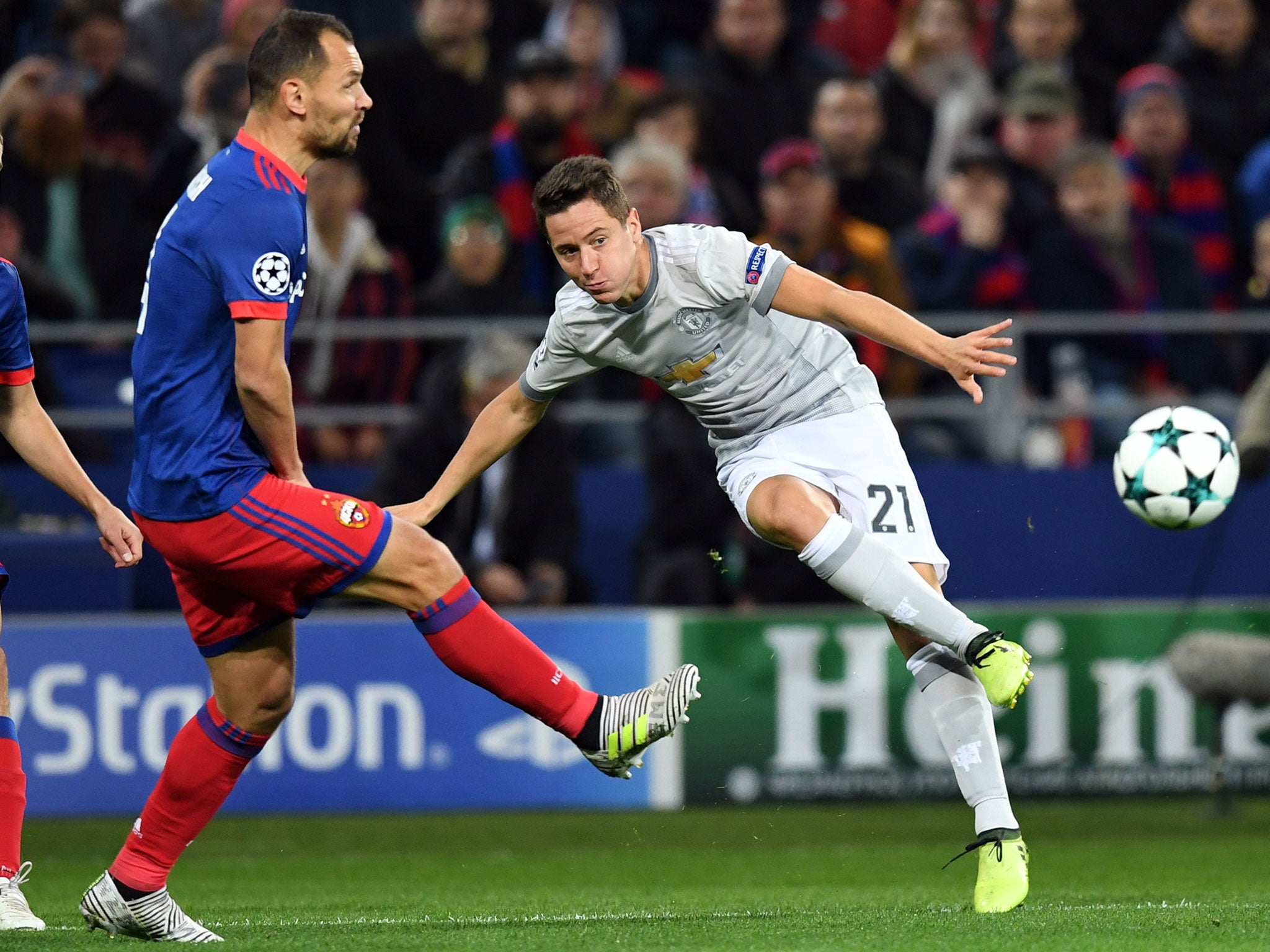 Ander Herrera in action for United