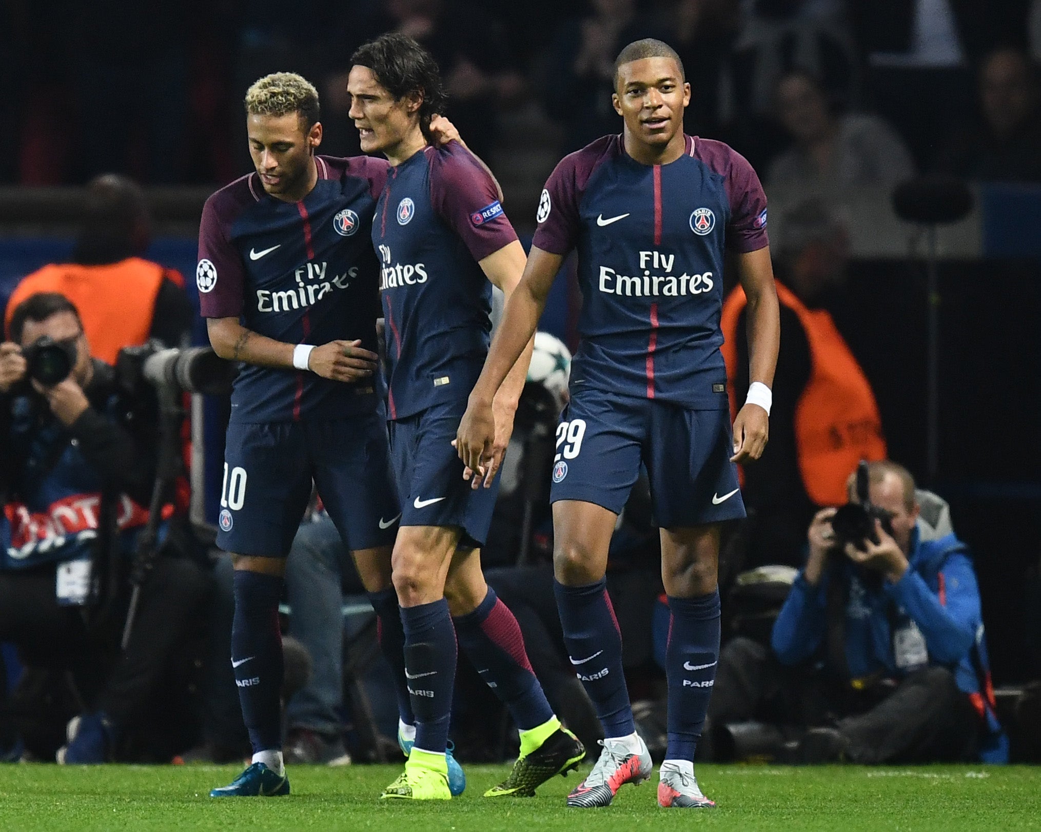 The three have been prolific for PSG