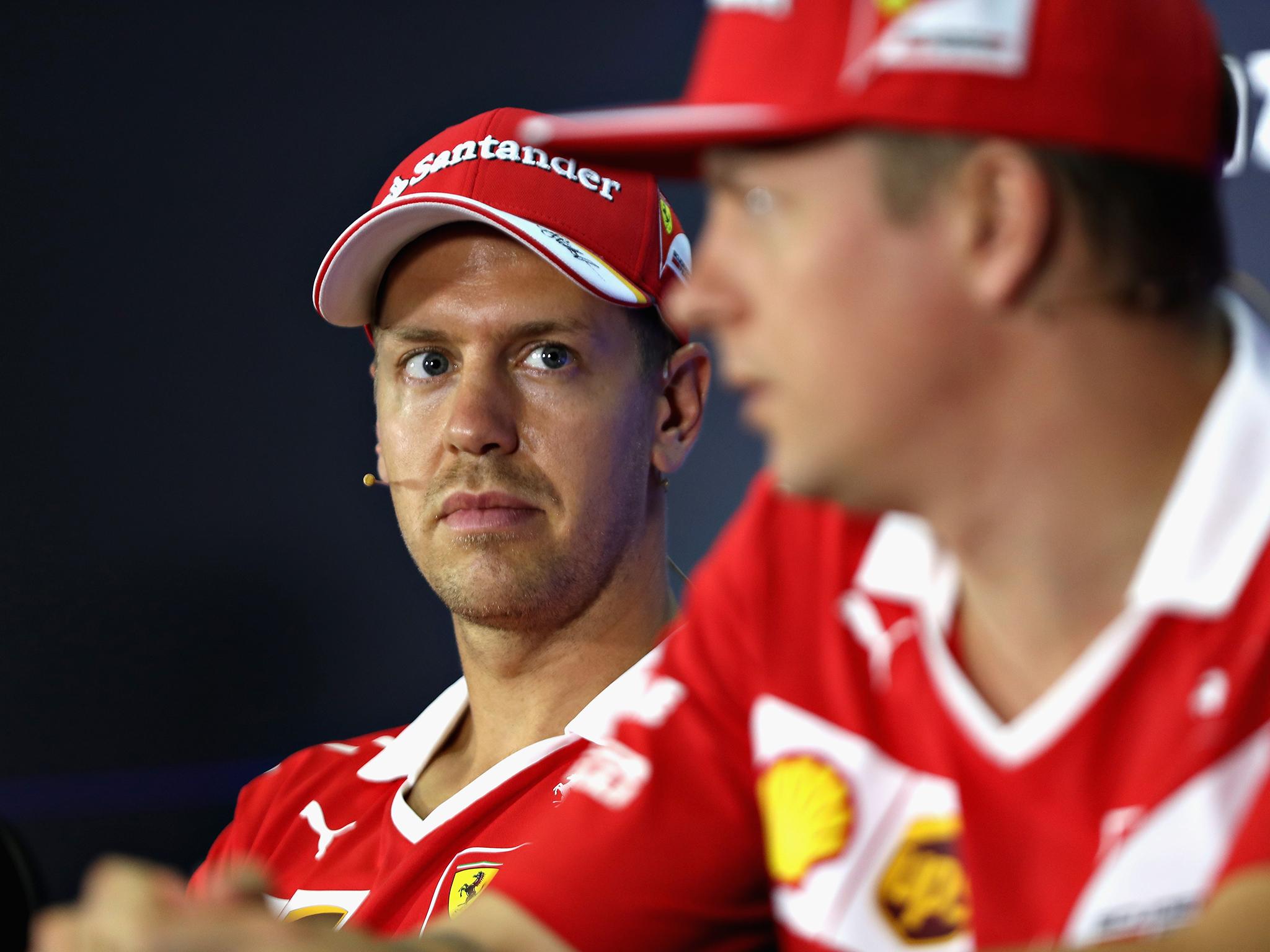 Sebastian Vettel brushed off his Singapore crash with Kimi Raikkonen and Max Verstappen