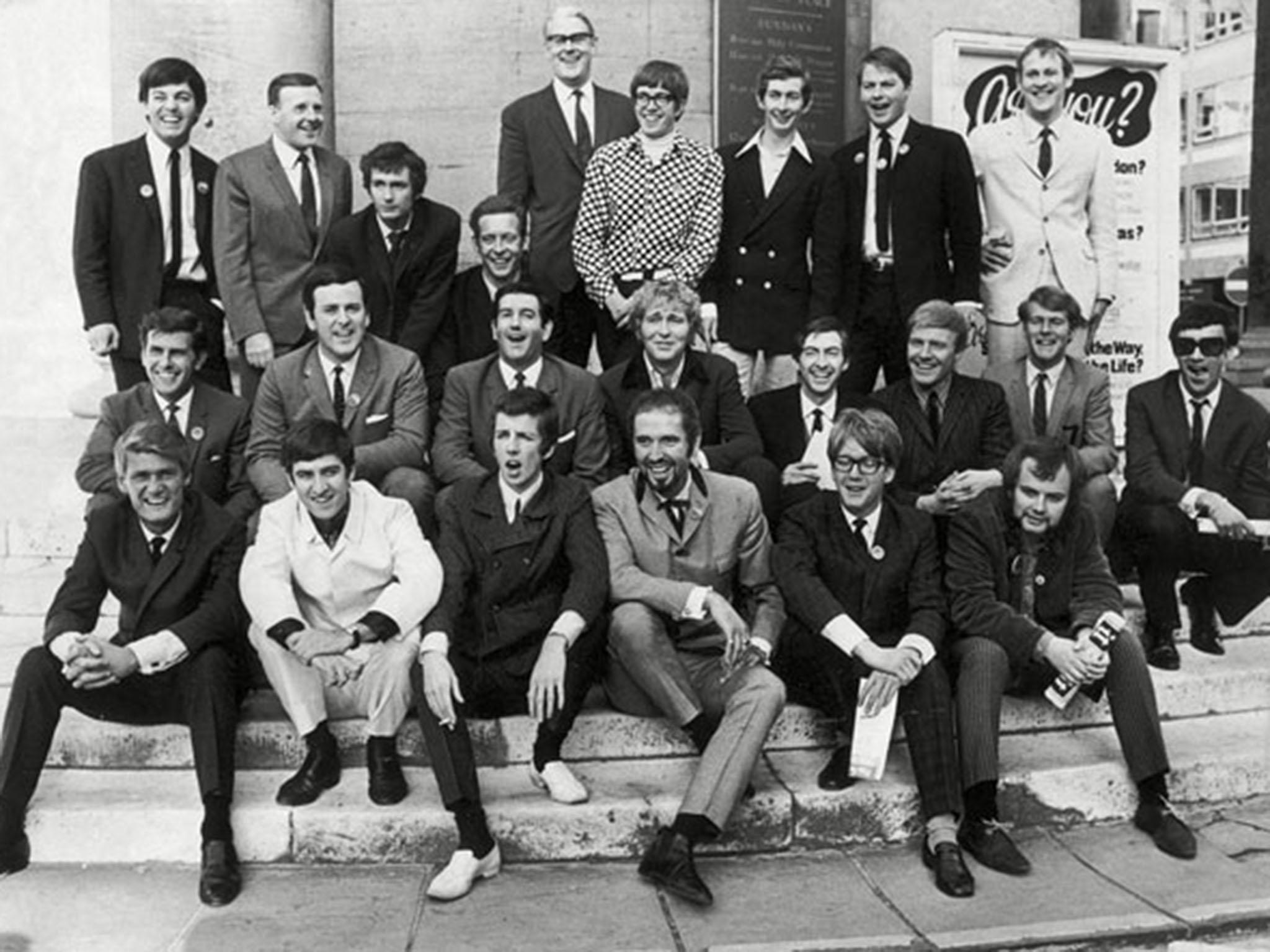 Sound of the Sixties: DJs outside Broadcasting House at Radio 1’s launch in 1967 (Rex)