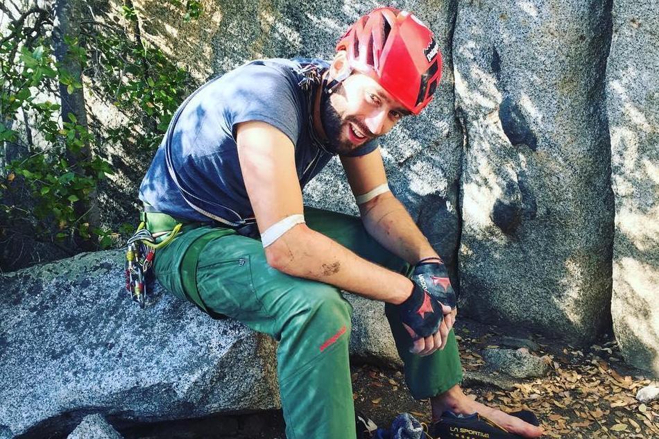 Andrew Foster in the Yosemite National Park, in one of the last pictures taken before his death