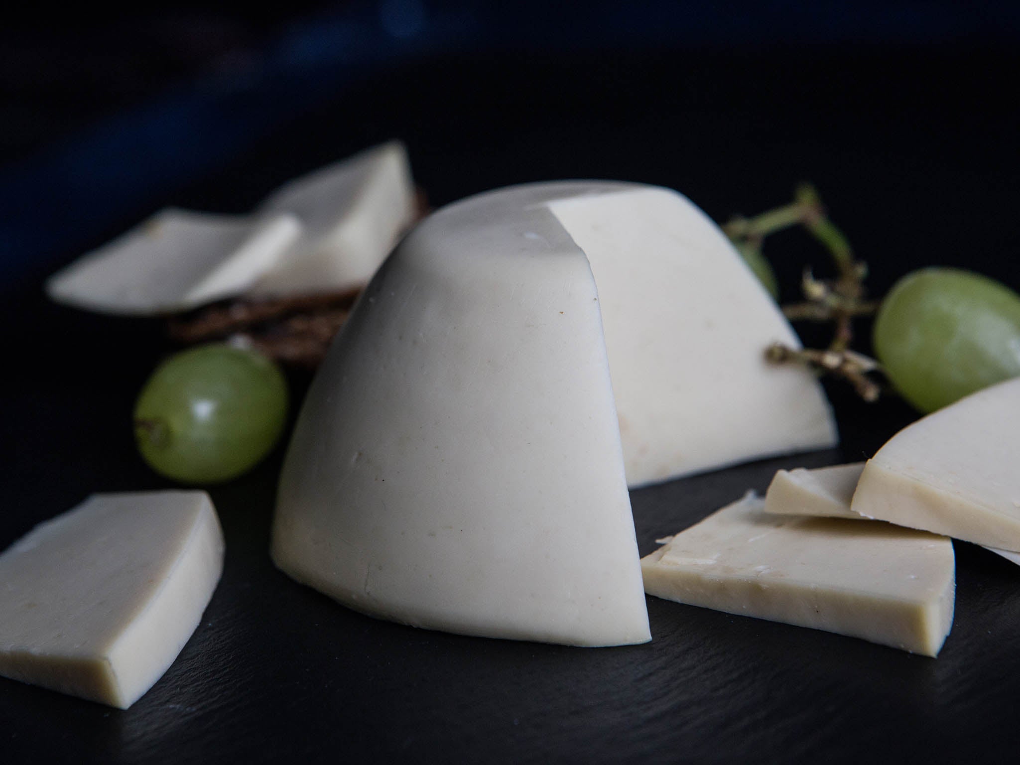 Vegan everyday cheese is made using aquafaba