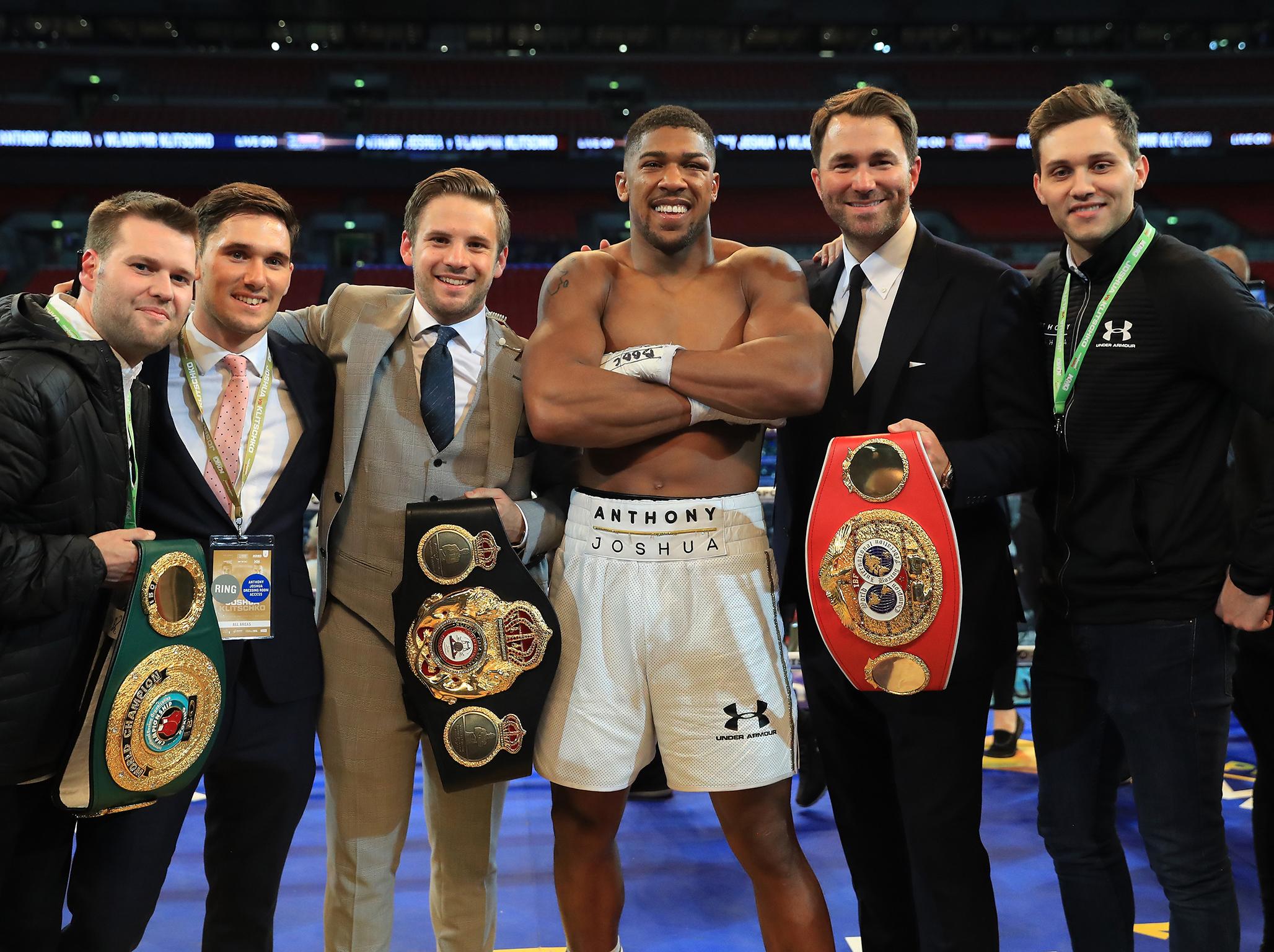 Anthony Joshua has opened the door to a clash with Tyson Fury