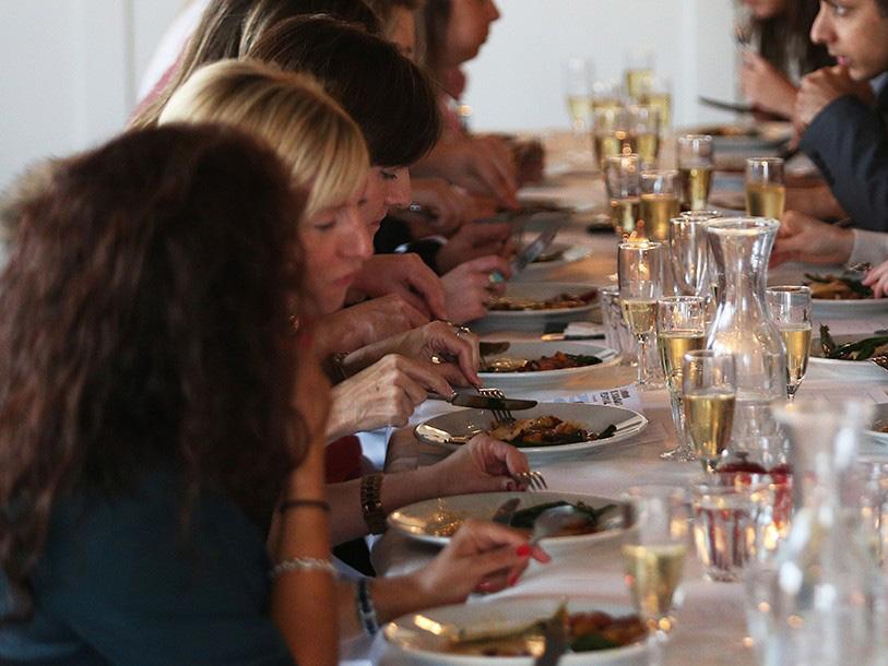 No elbows on the table at the London restaurant fest