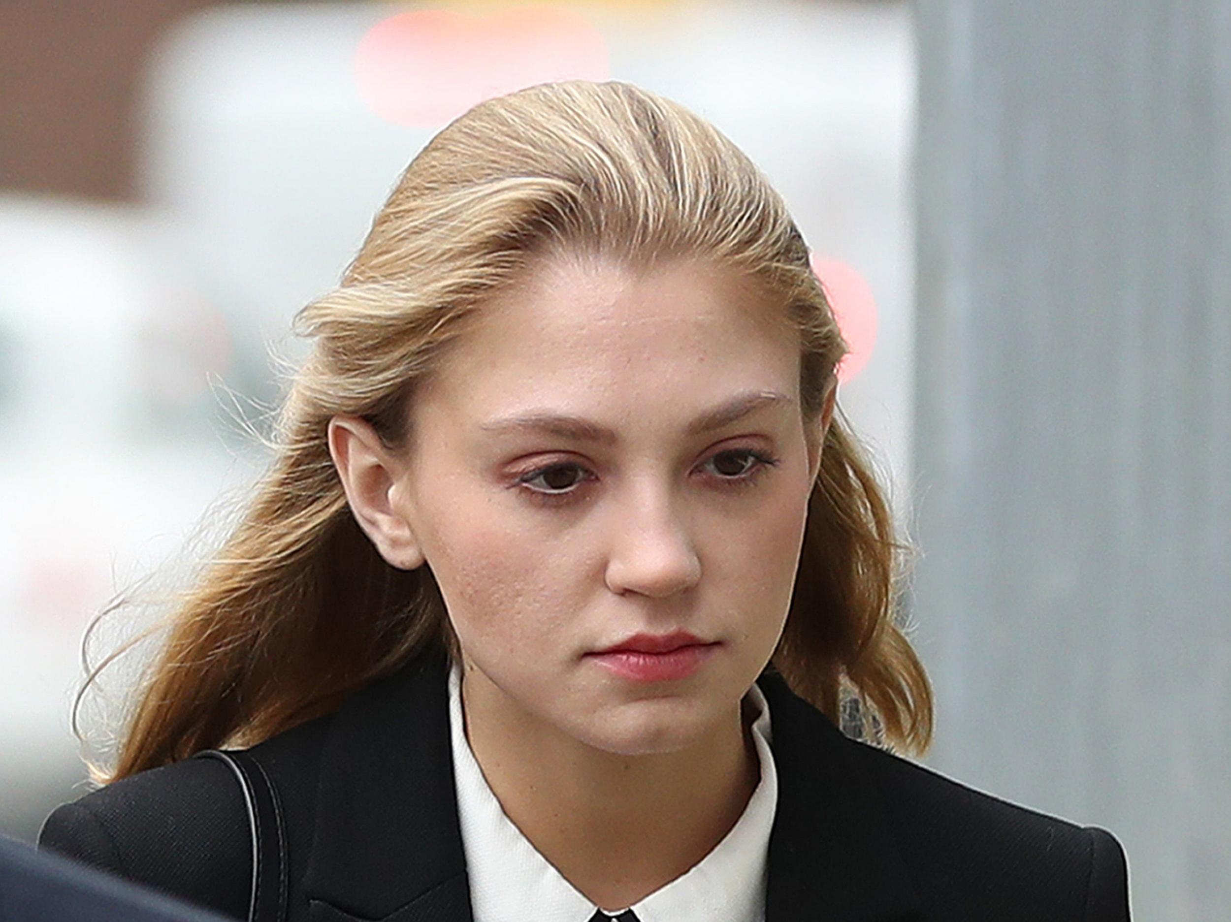 Lavinia Woodward attacked her ex-boyfriend with a bread knife at her university accommodation at Christ Church College