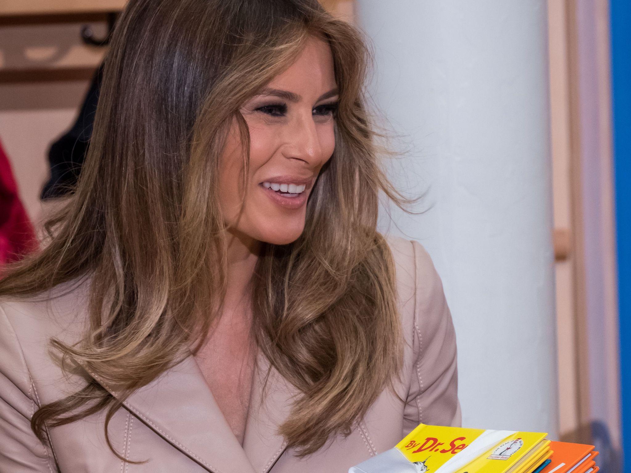 US First Lady Melania Trump gave a speech that in sections was almost exactly like one delivered by Michelle Obama