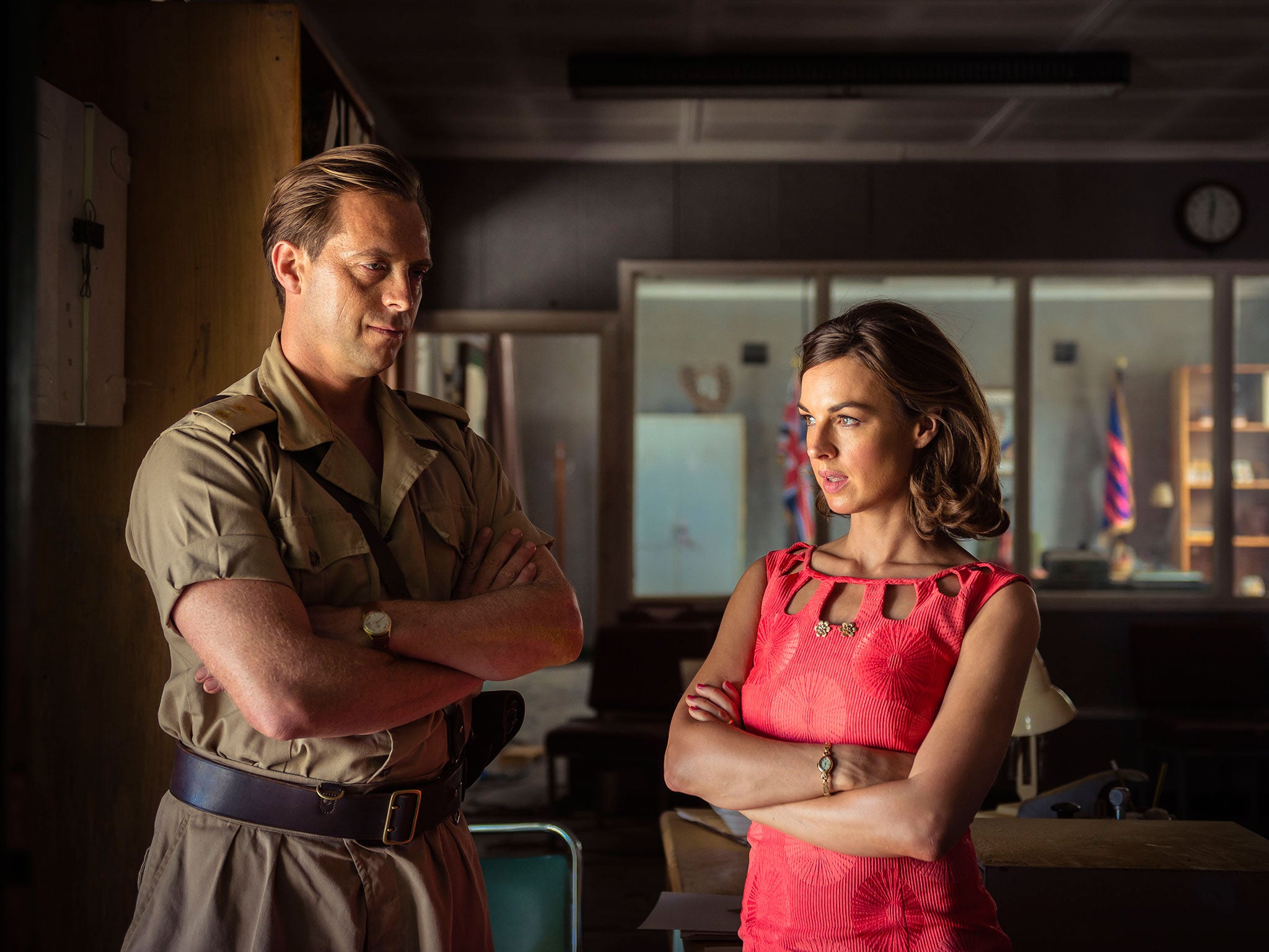 Campbell Moore and Jessica Raine in ‘The Last Post’