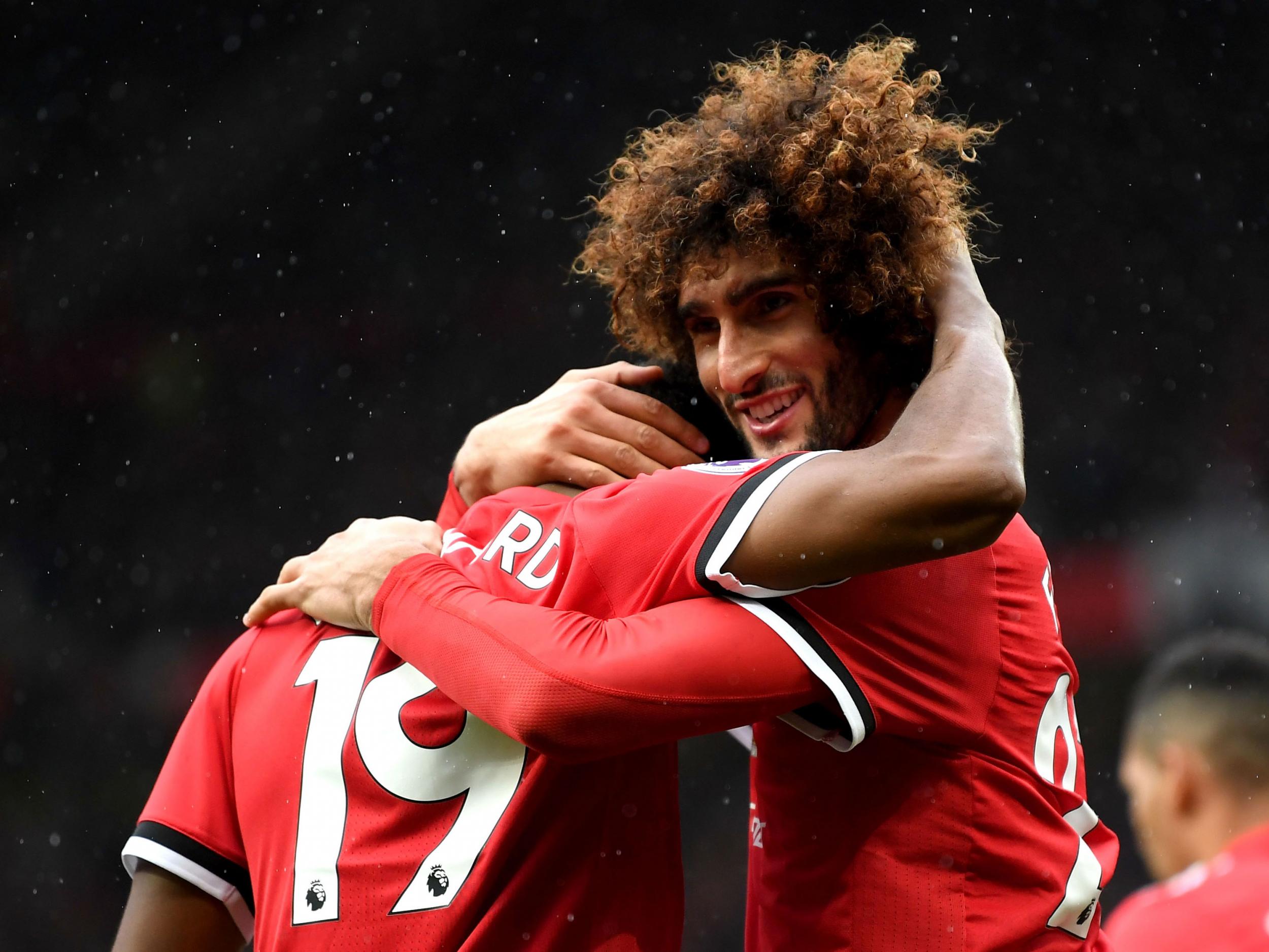 &#13;
Fellaini has enjoyed a fine season for United so far &#13;