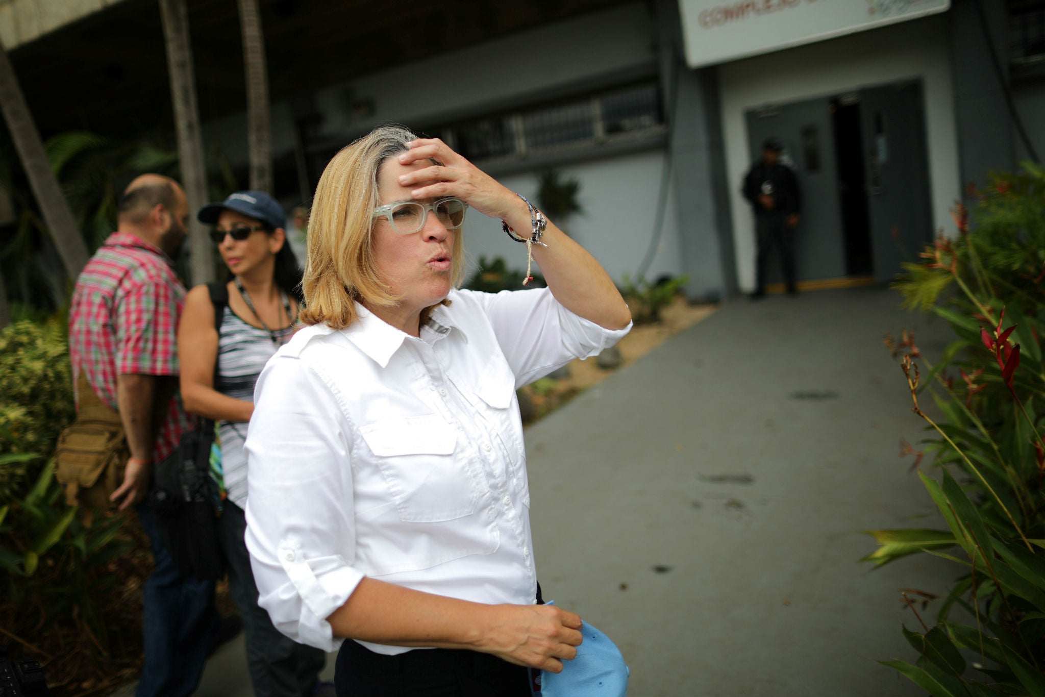 Mayor of San Juan, Puerto Rico Carmen Yulin Cruz, seen here in San Juan on September 30, 2017, has emerged as a vocal critic of the federal hurricane relief effort