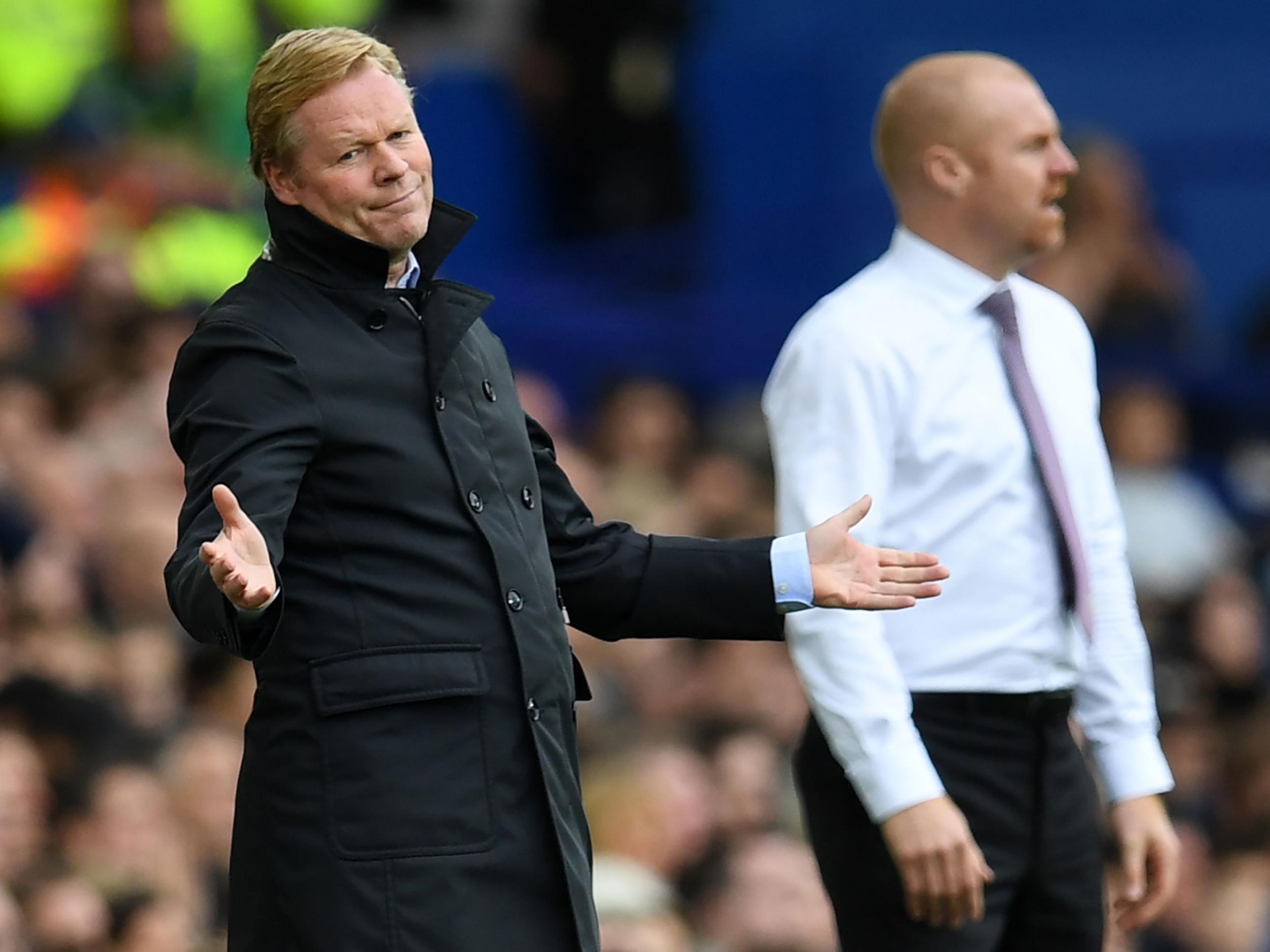 Ronald Koeman is struggling while Sean Dyche is shining