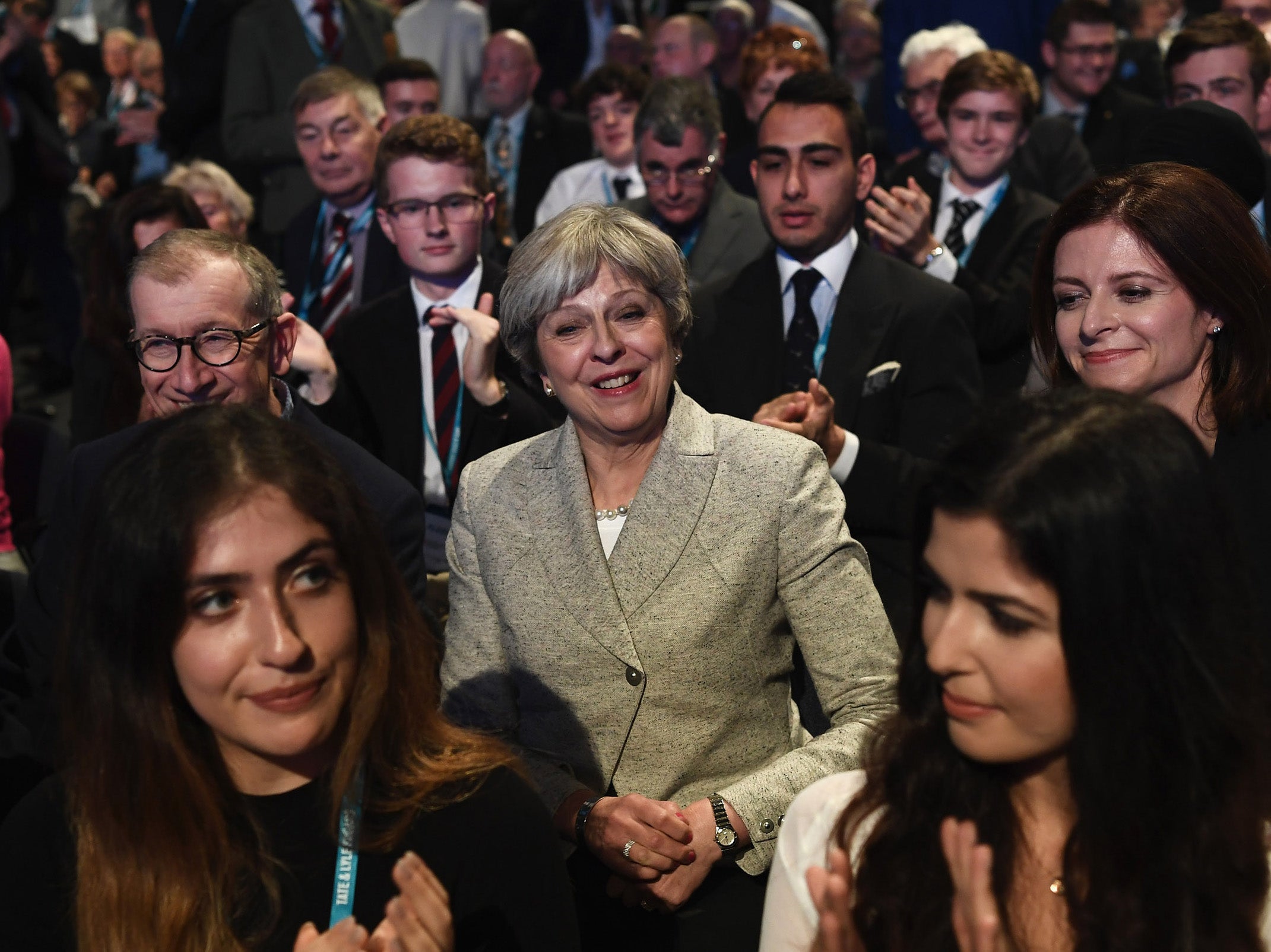 Theresa May co-founded the Women2Win organisation