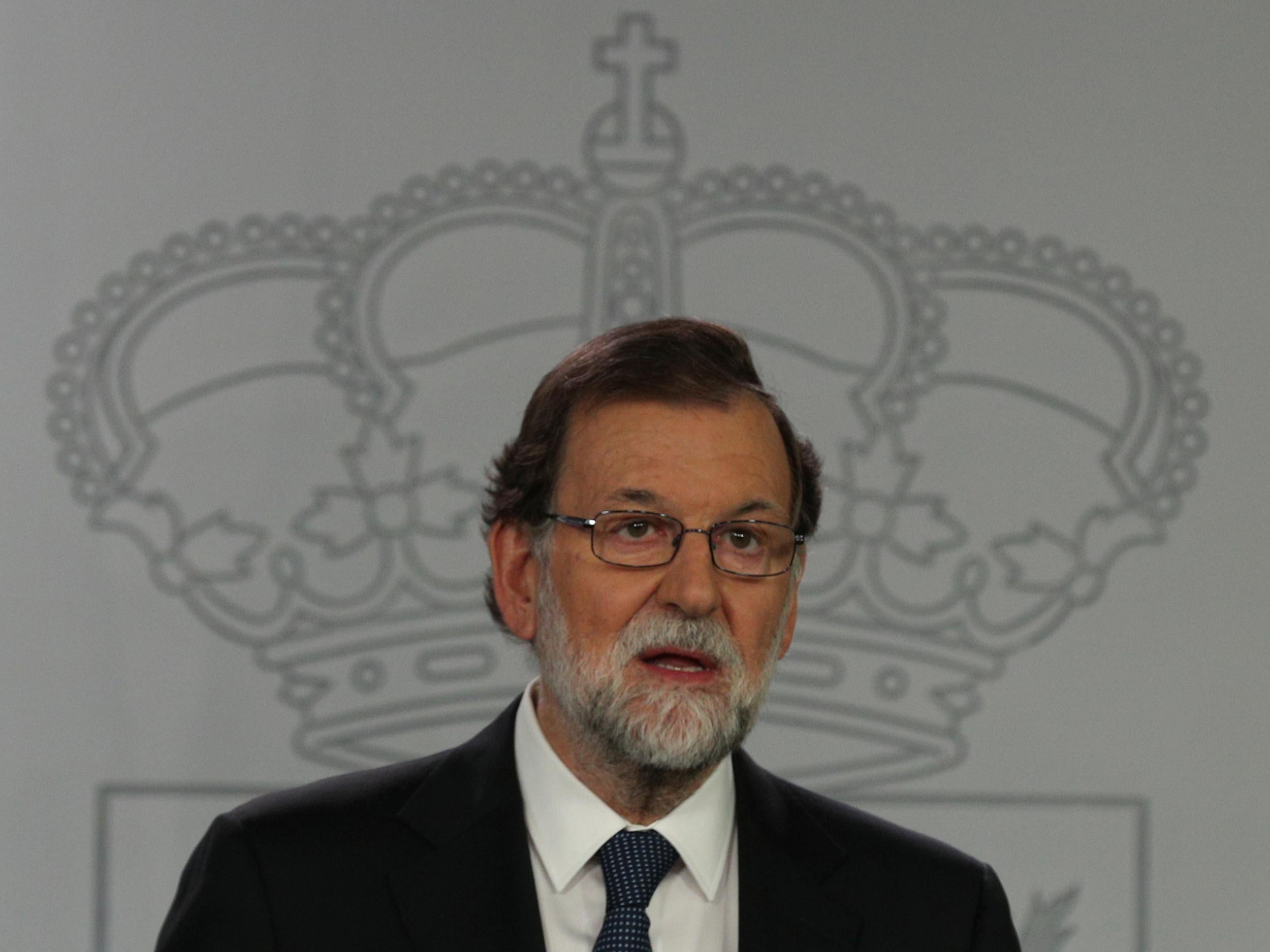 Spain's Prime Minister Mariano Rajoy