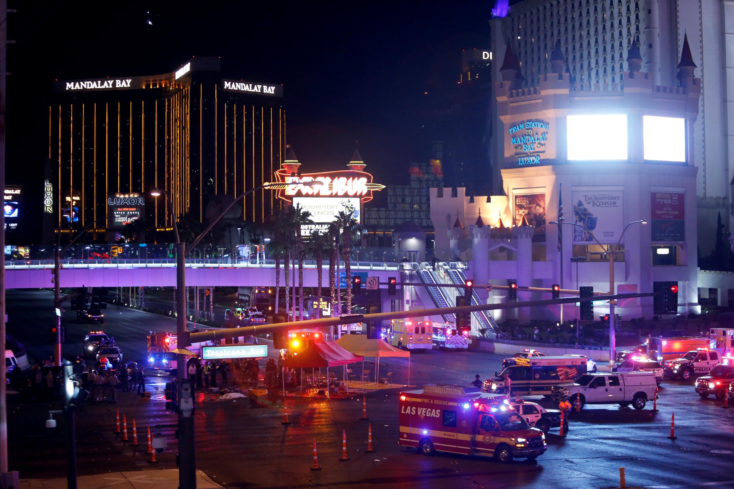 Las Vegas officials say that the shooter used a 'weapon of mass destruction'