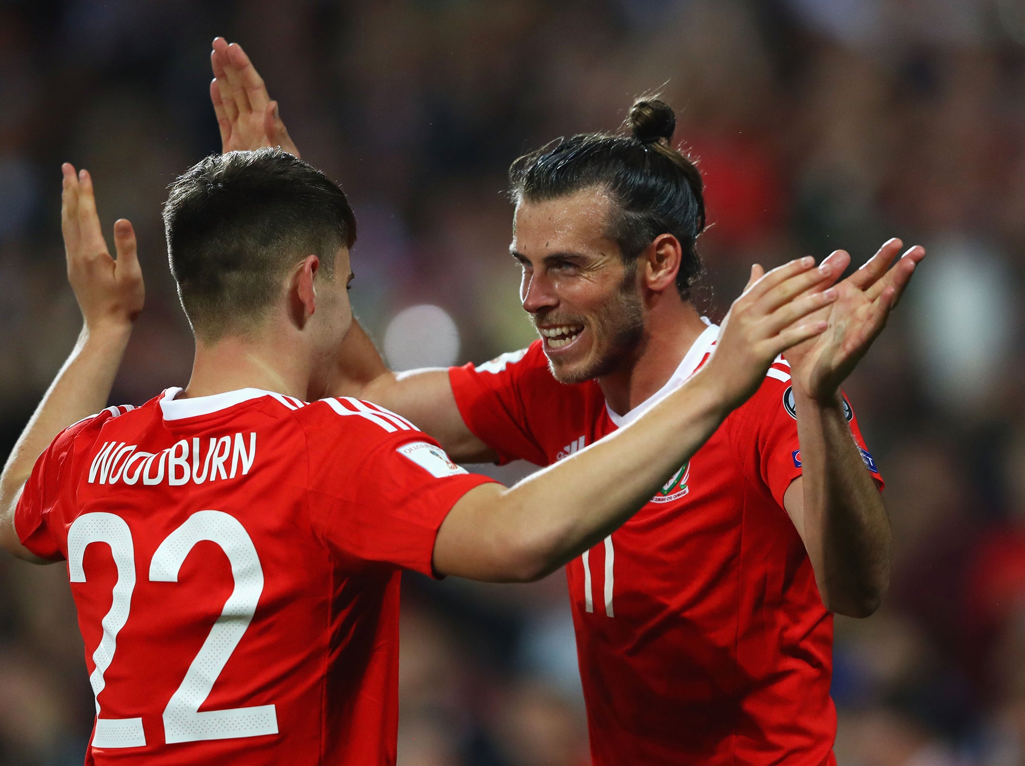 Woodburn scored a fantastic goal on his Wales debut