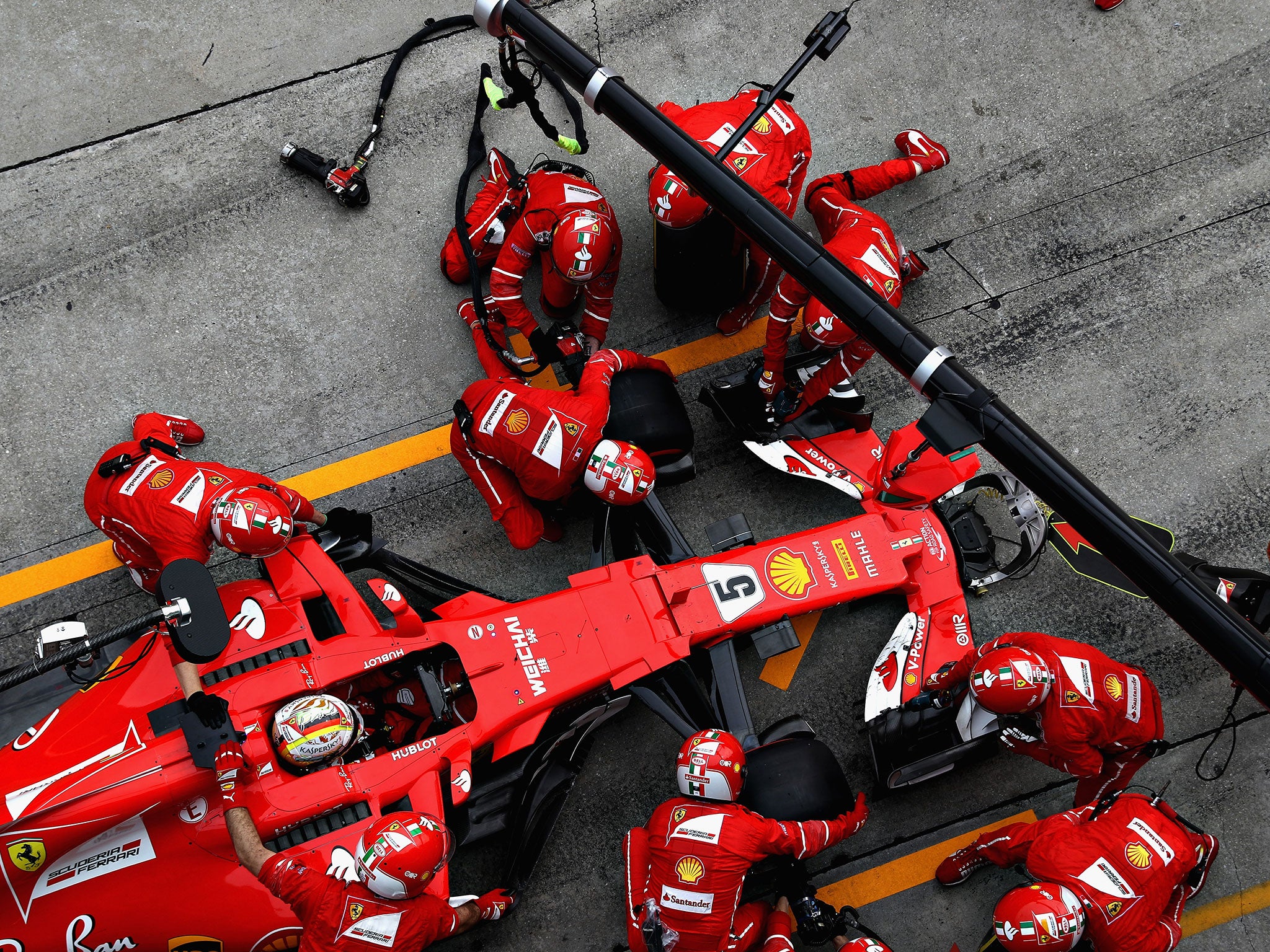 Ferrari's world championship hopes took a blow at the weekend