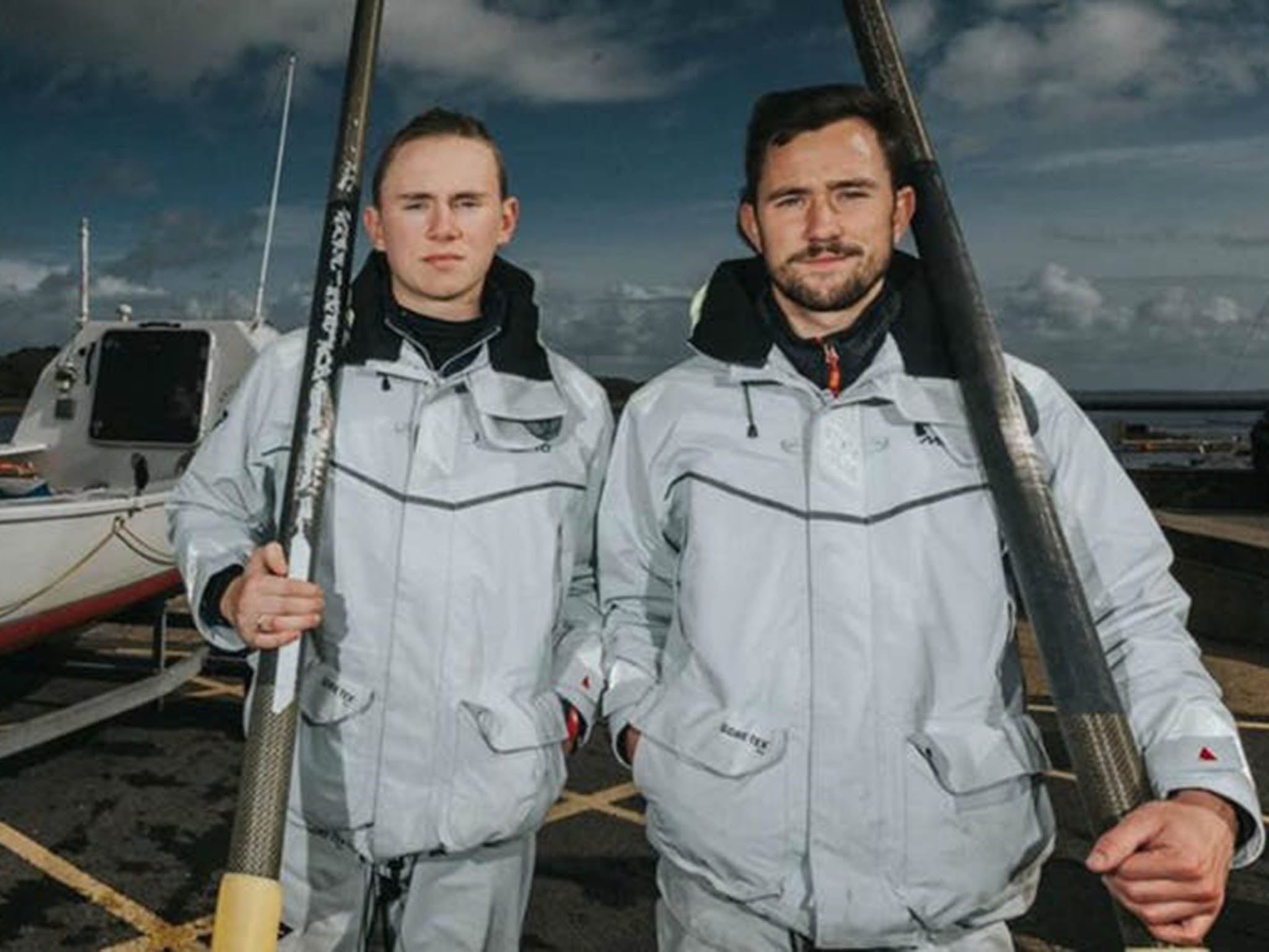 Brothers Greg Bailey, 27, and Jude Massey, 18, are set to become the first trans-Atlantic rowers to ditch meat and dairy