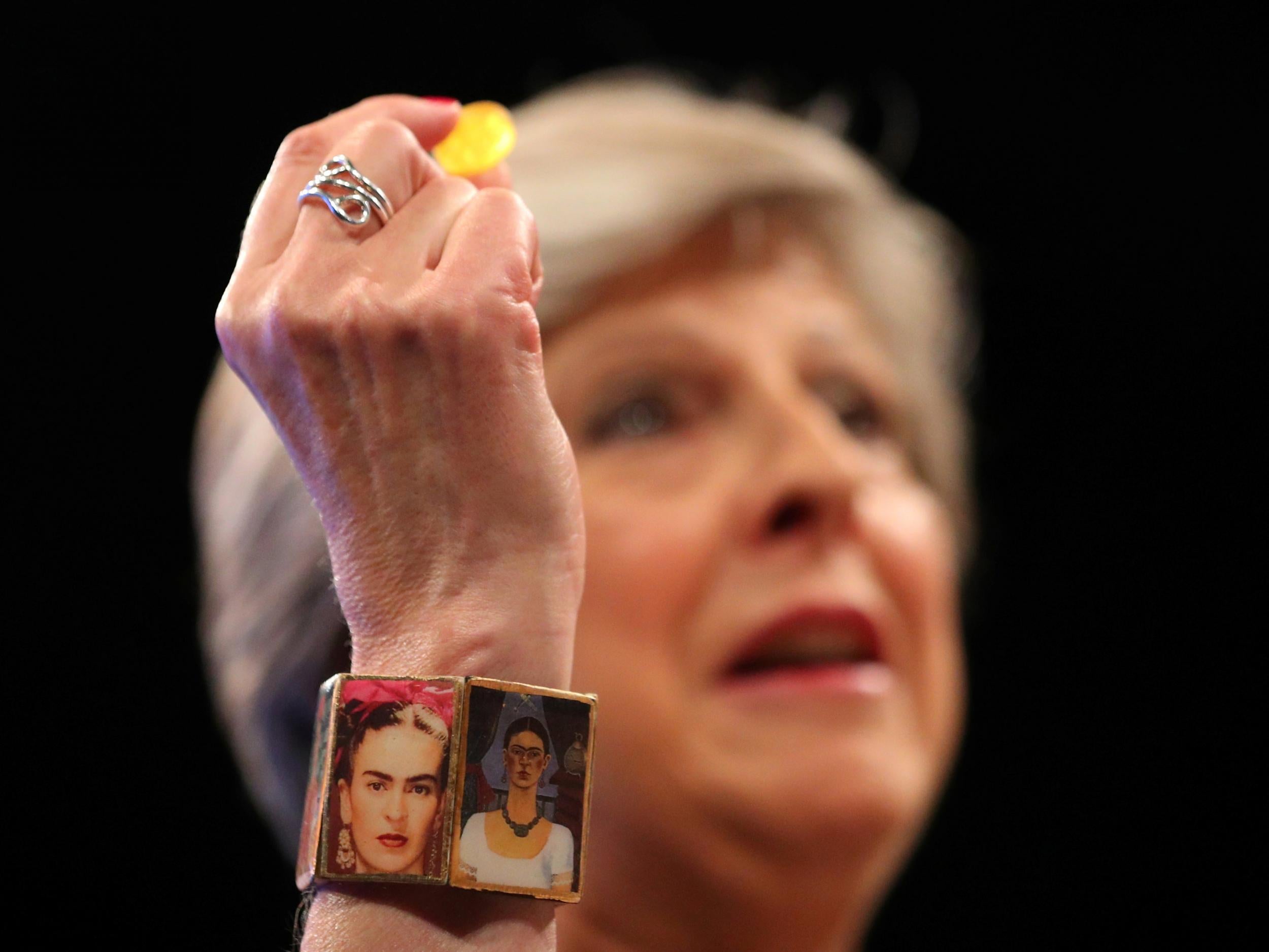 There was much speculation after Theresa May wore a Frida Kahlo bracelet