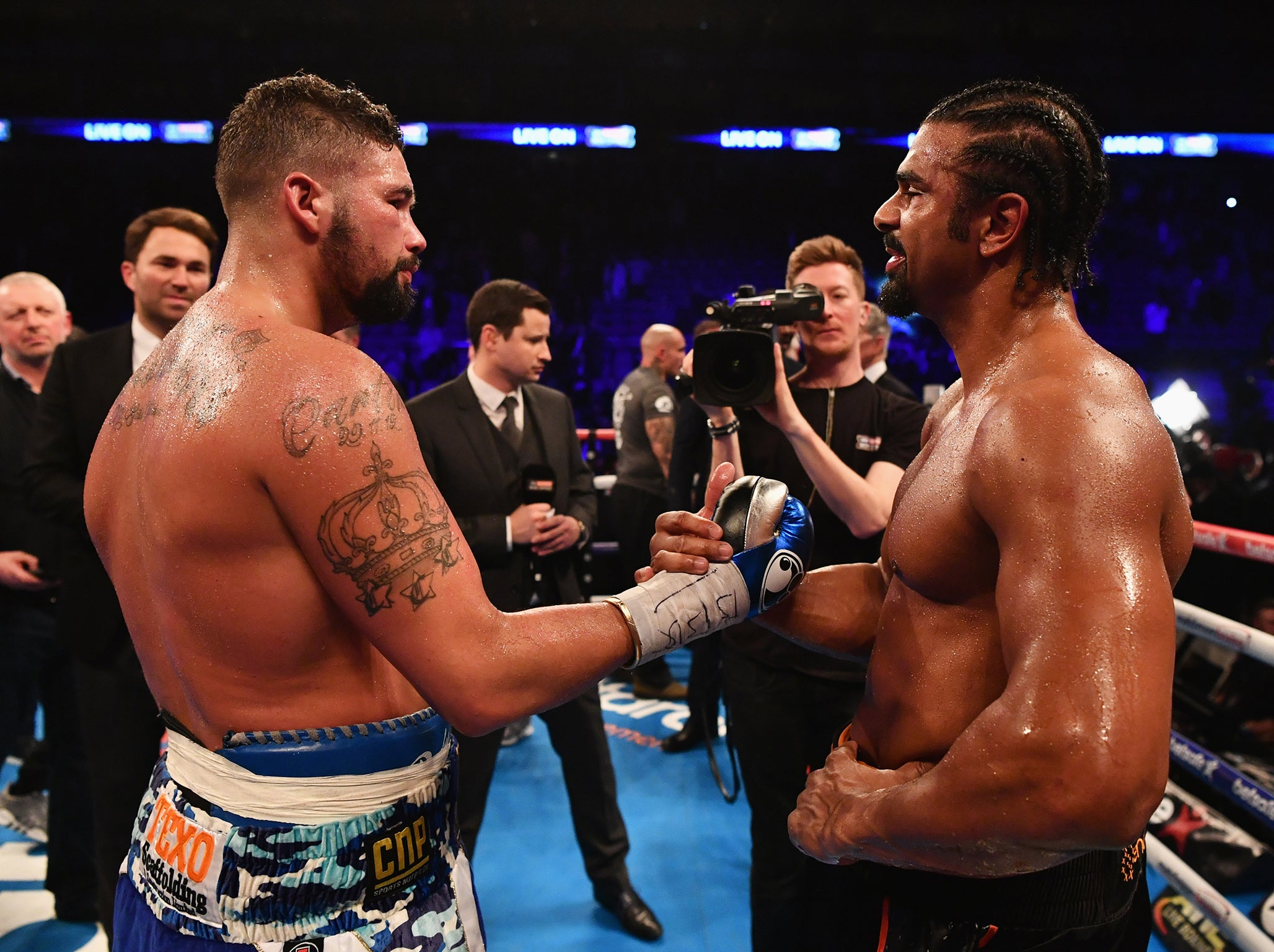 There was plenty of unfinished business after the first fight