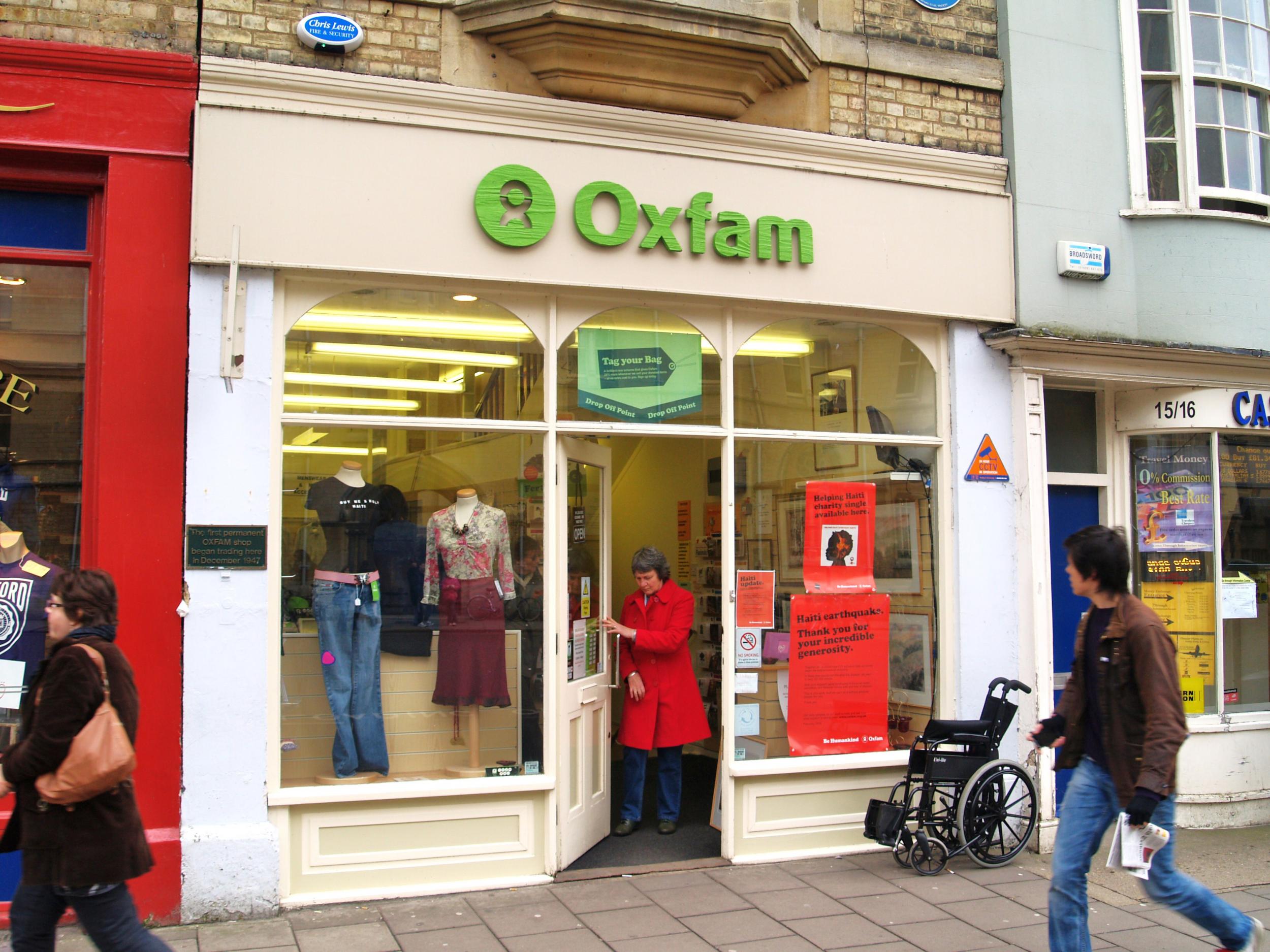 The Oxfam shop is a go-to place for thrifty chic seekers (Chris McAuley )