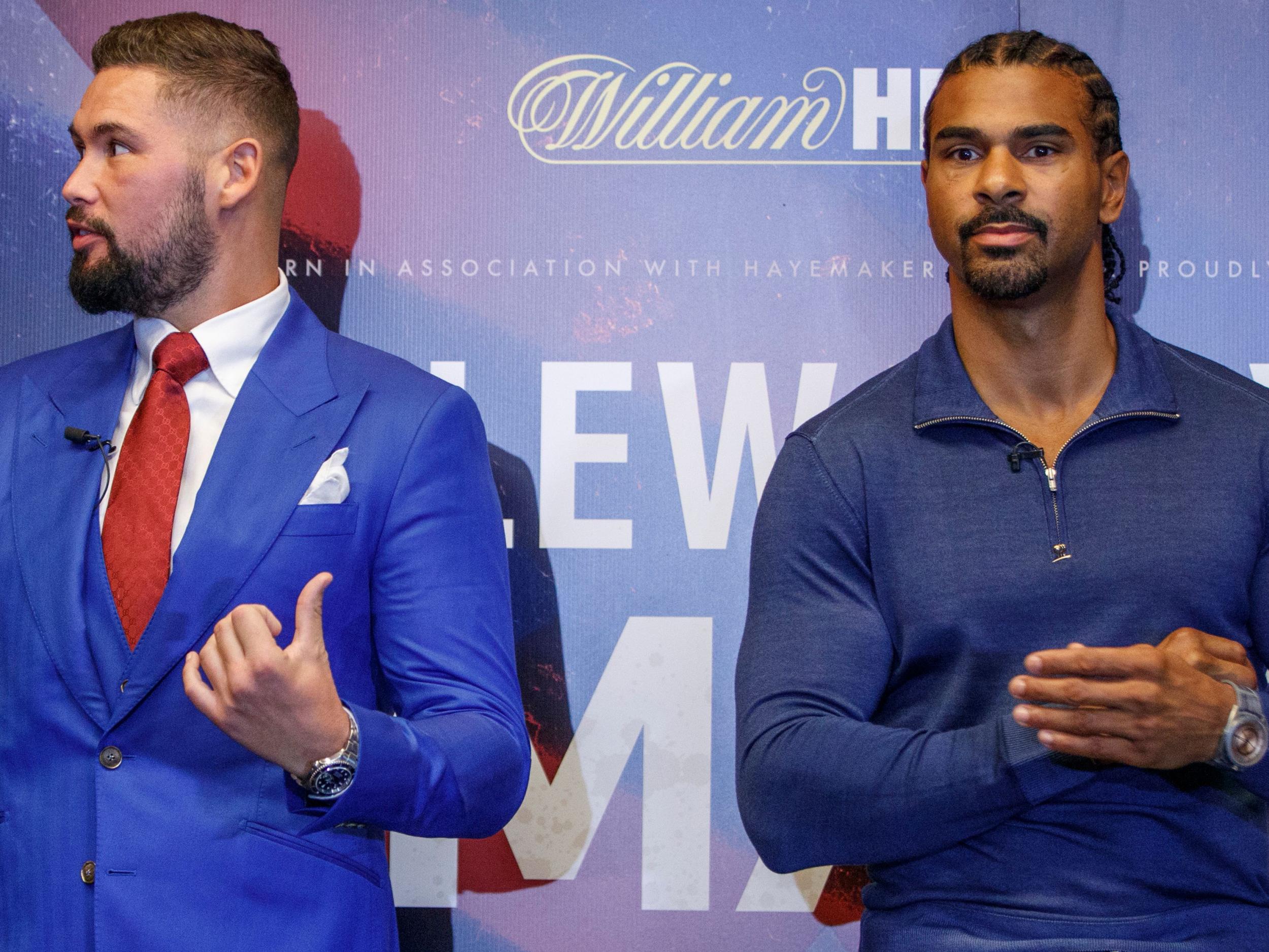 Bellew was sporting a red tie for his Liverpool-supporting brother in law